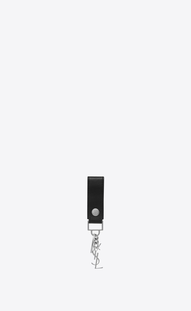 cassandre key ring in smooth leather - 1