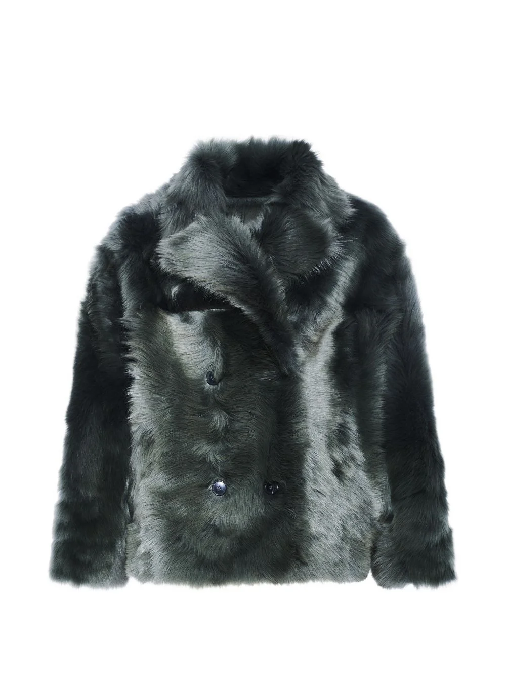 Toscana shearling double-breasted jacket - 1