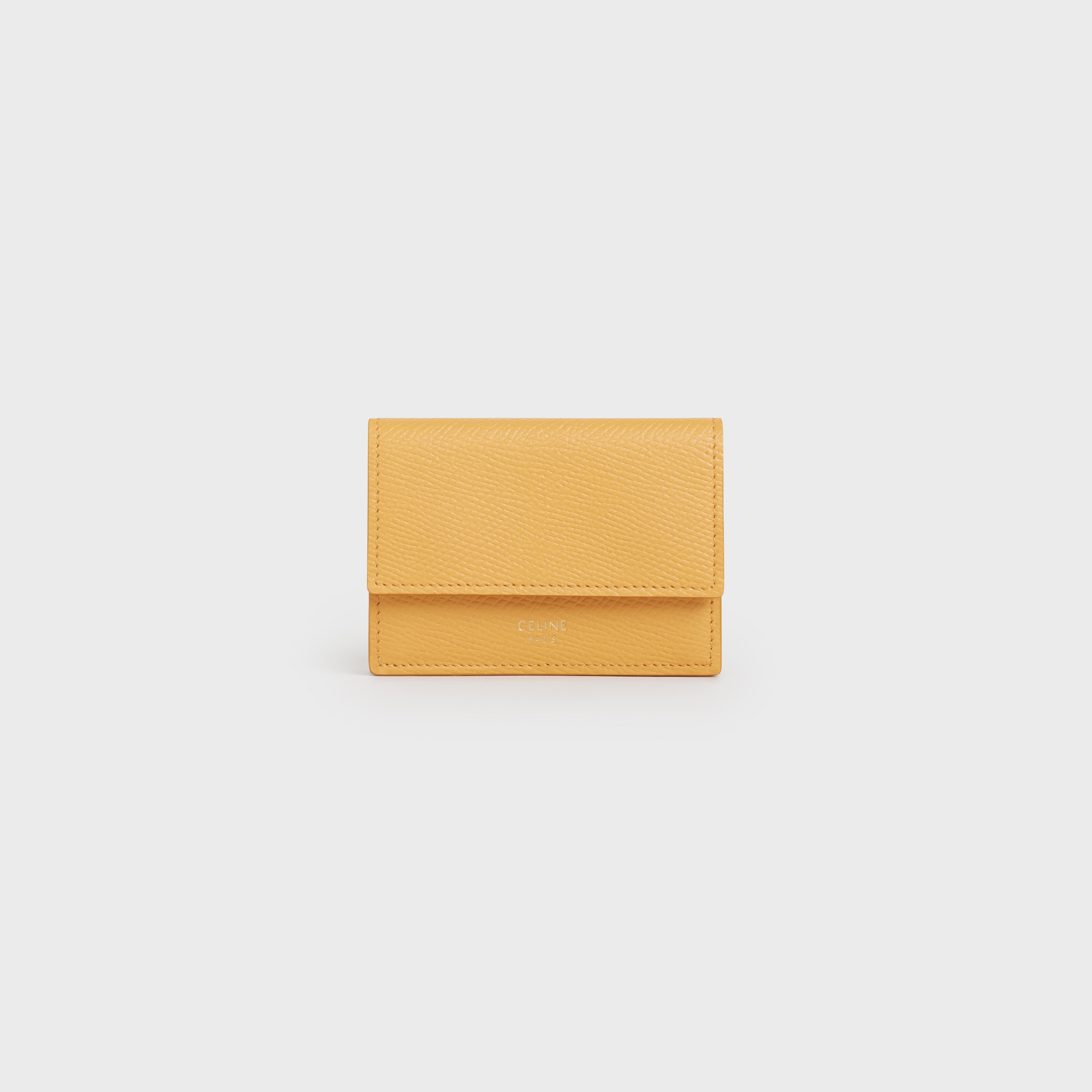 Folded Wallet in Grained Calfskin - 1