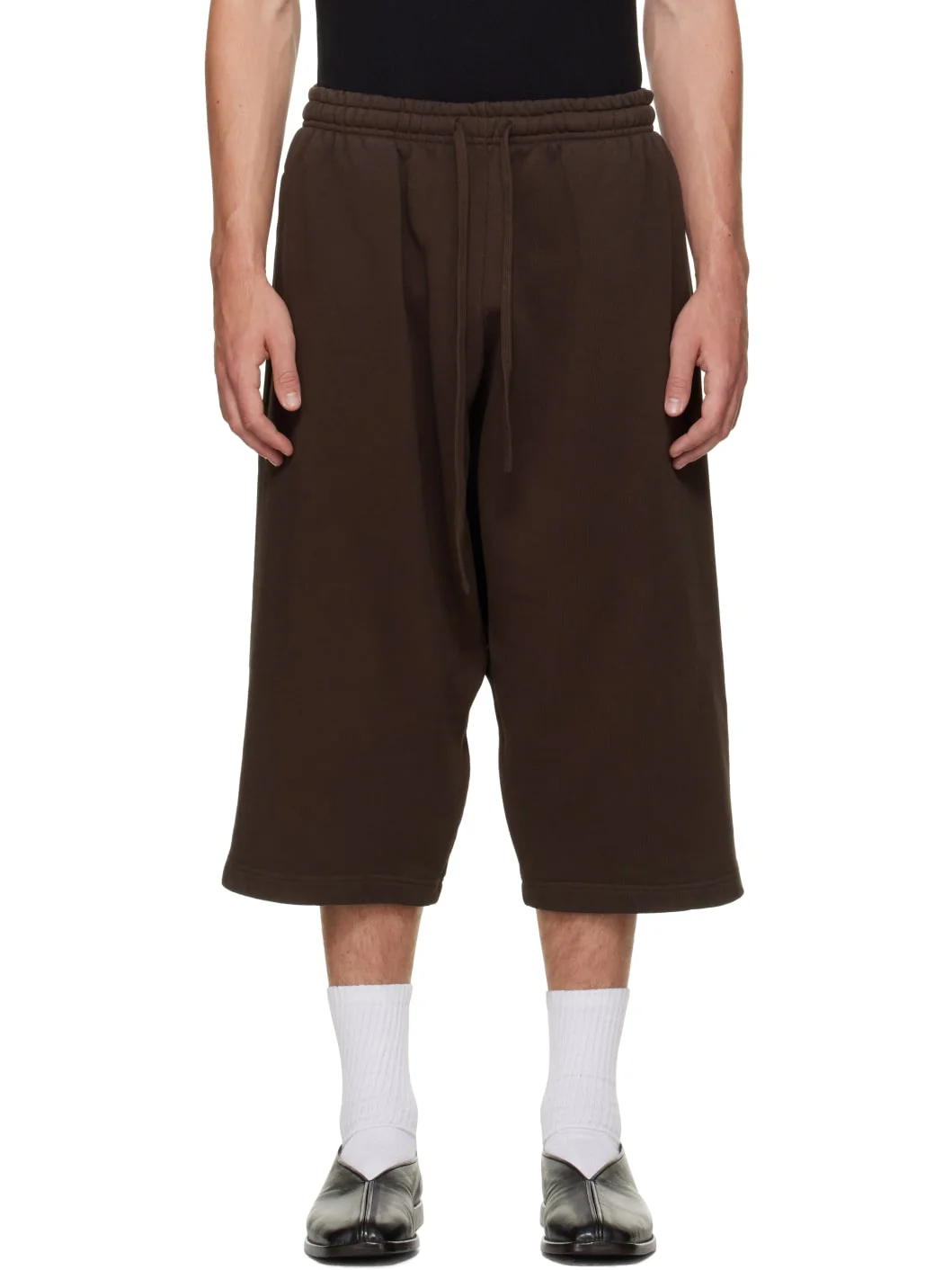 Brown Drop Shorts - 1
