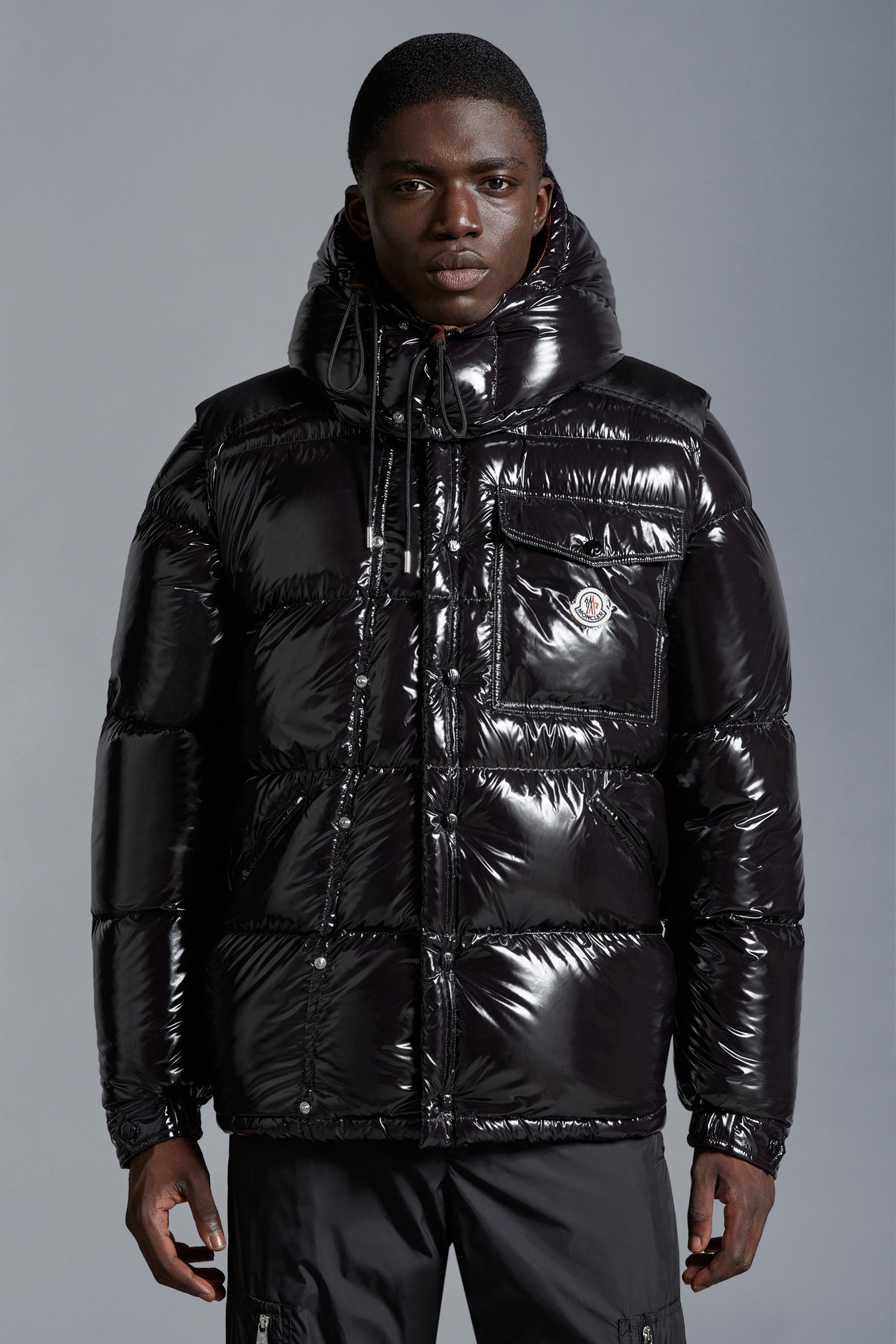 Moncler Moncler Karakorum Short Down Jacket Men | REVERSIBLE