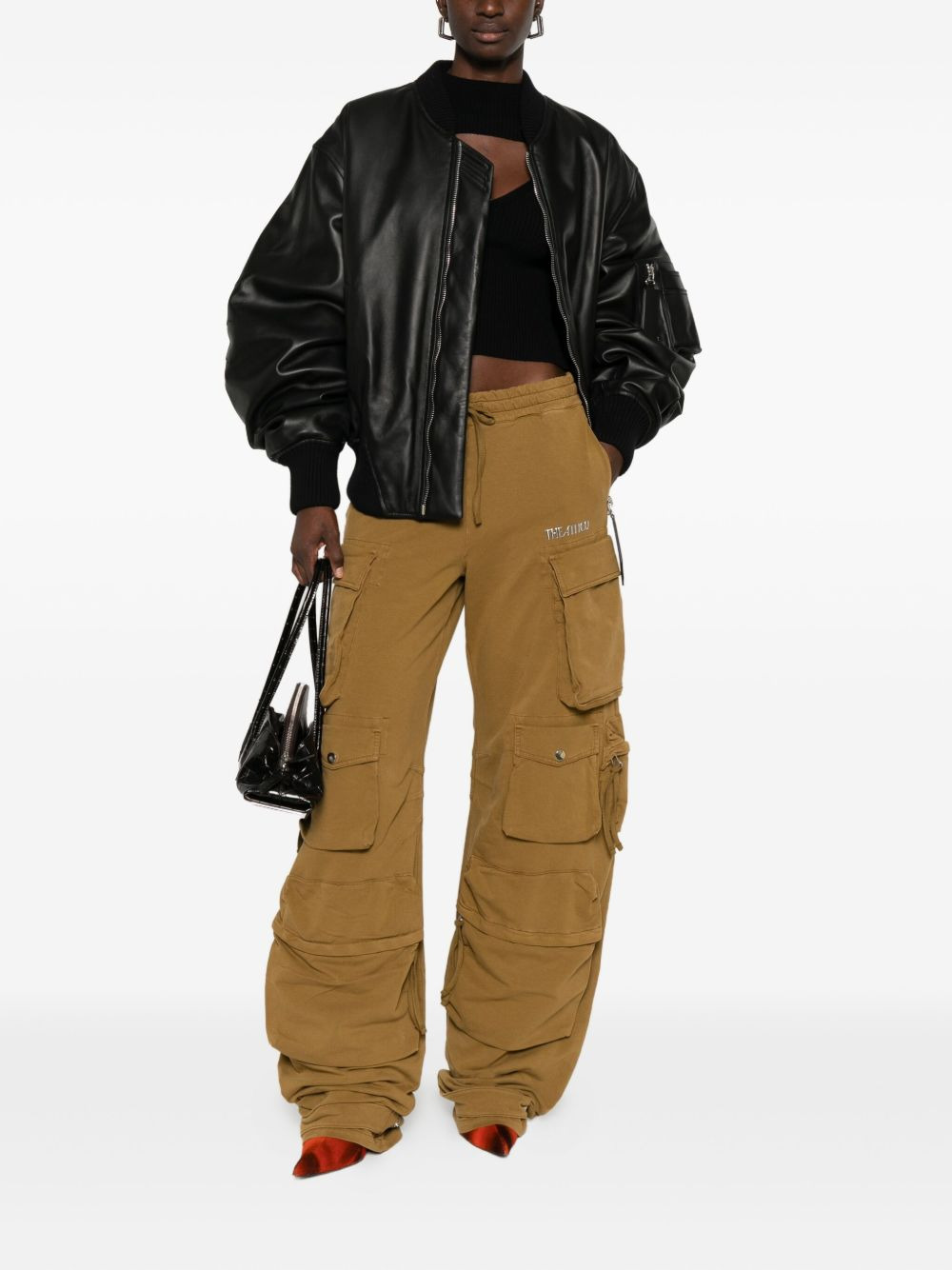 multi-pocket drawstring trousers - 2