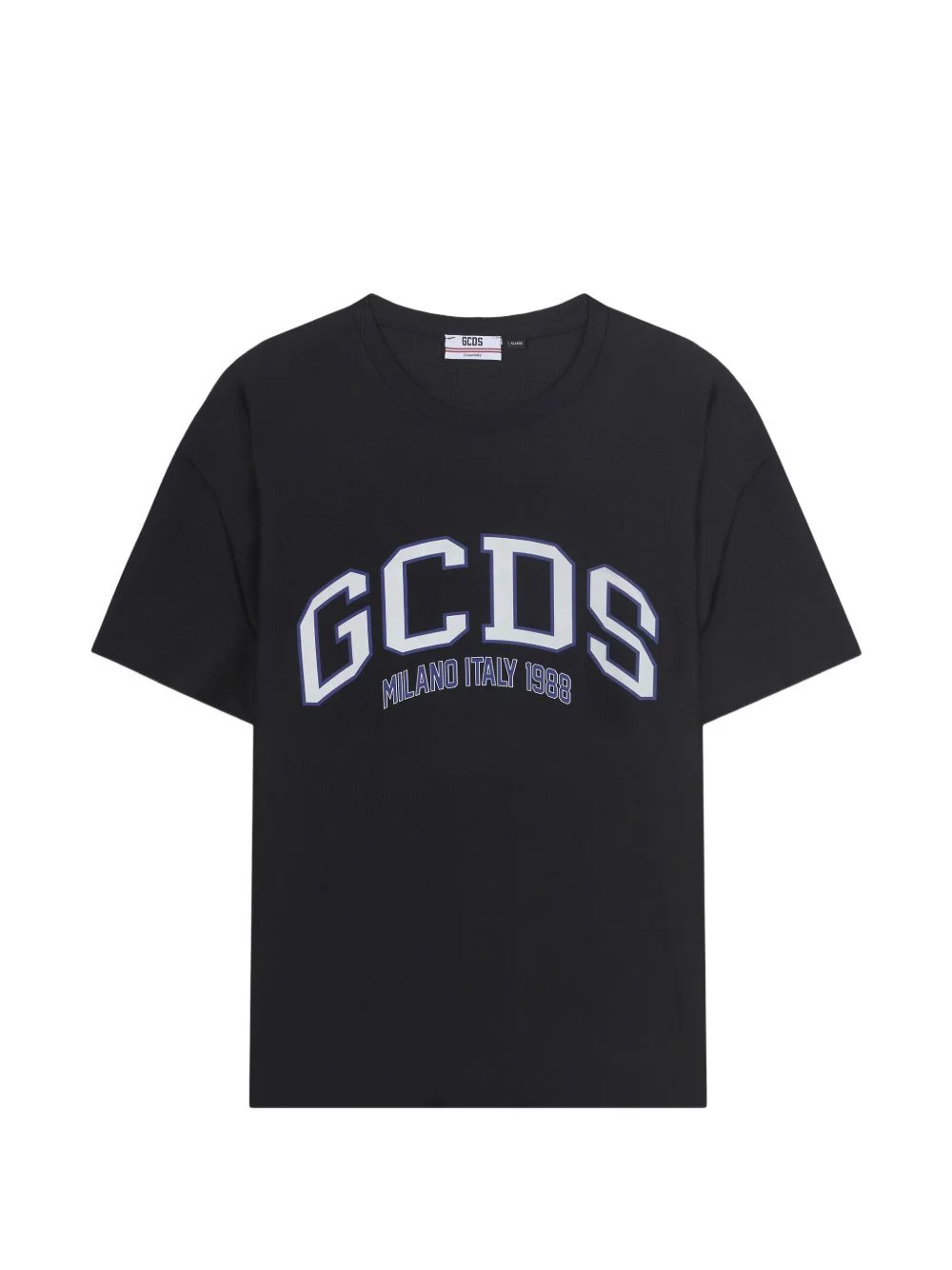 logo-print mesh T-shirt - 1