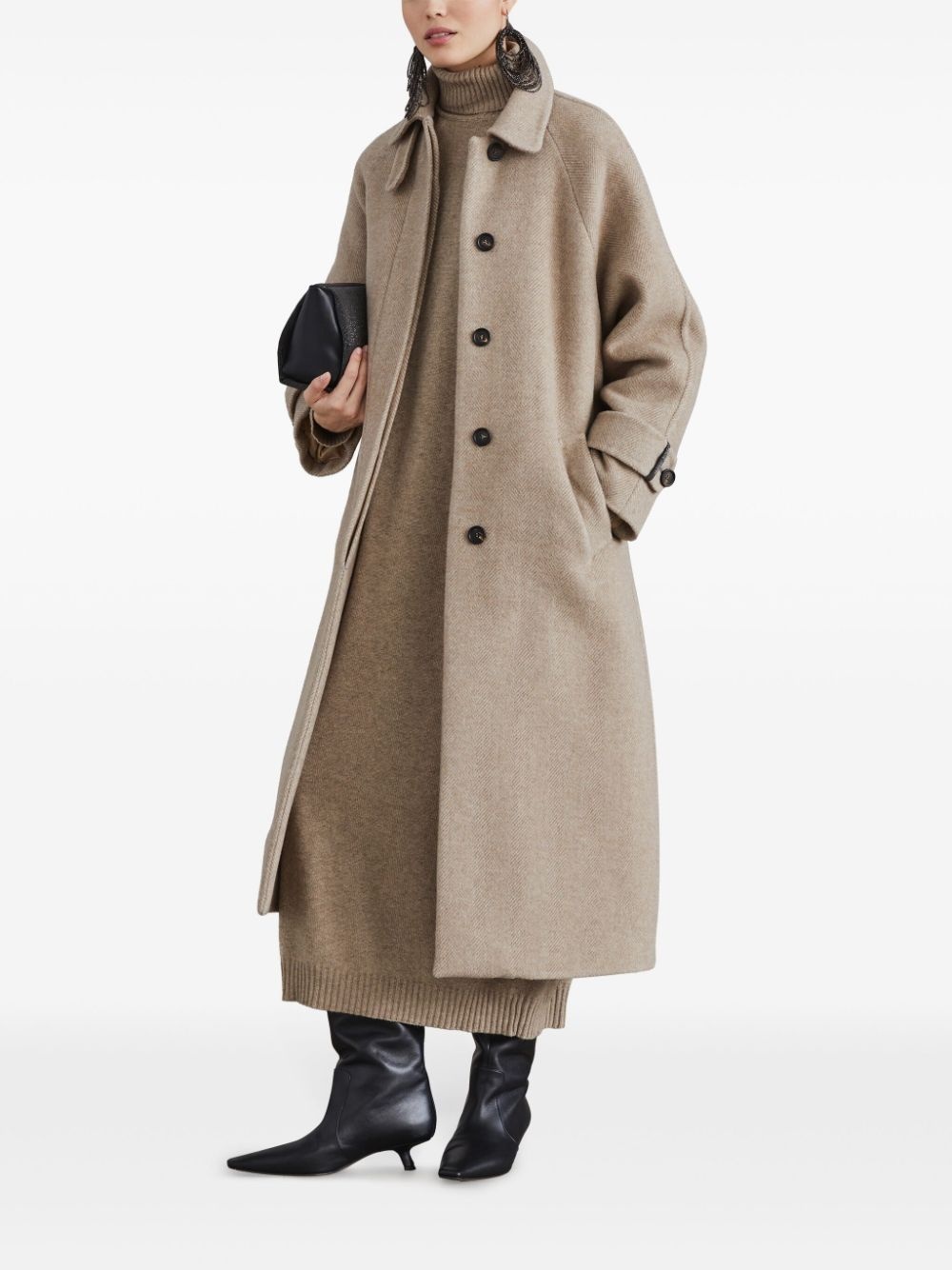 cashmere midi dress - 2