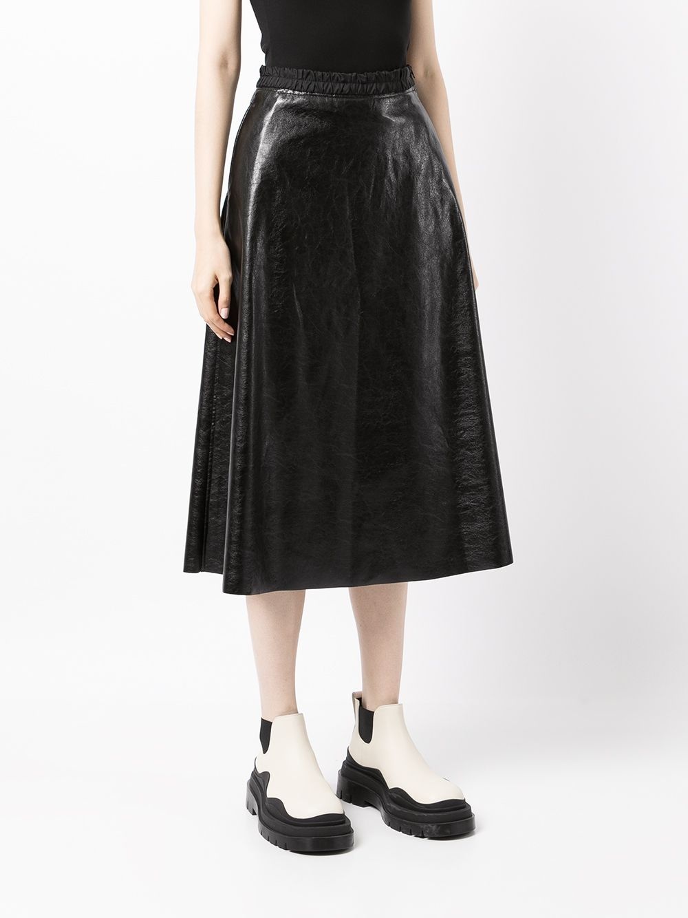 A-line midi skirt - 3
