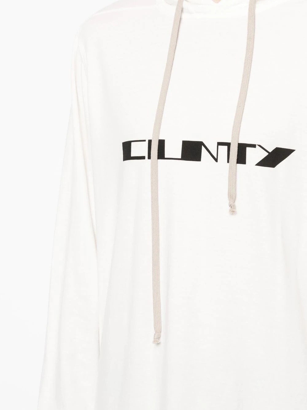 graphic-print organic cotton hoodie - 5