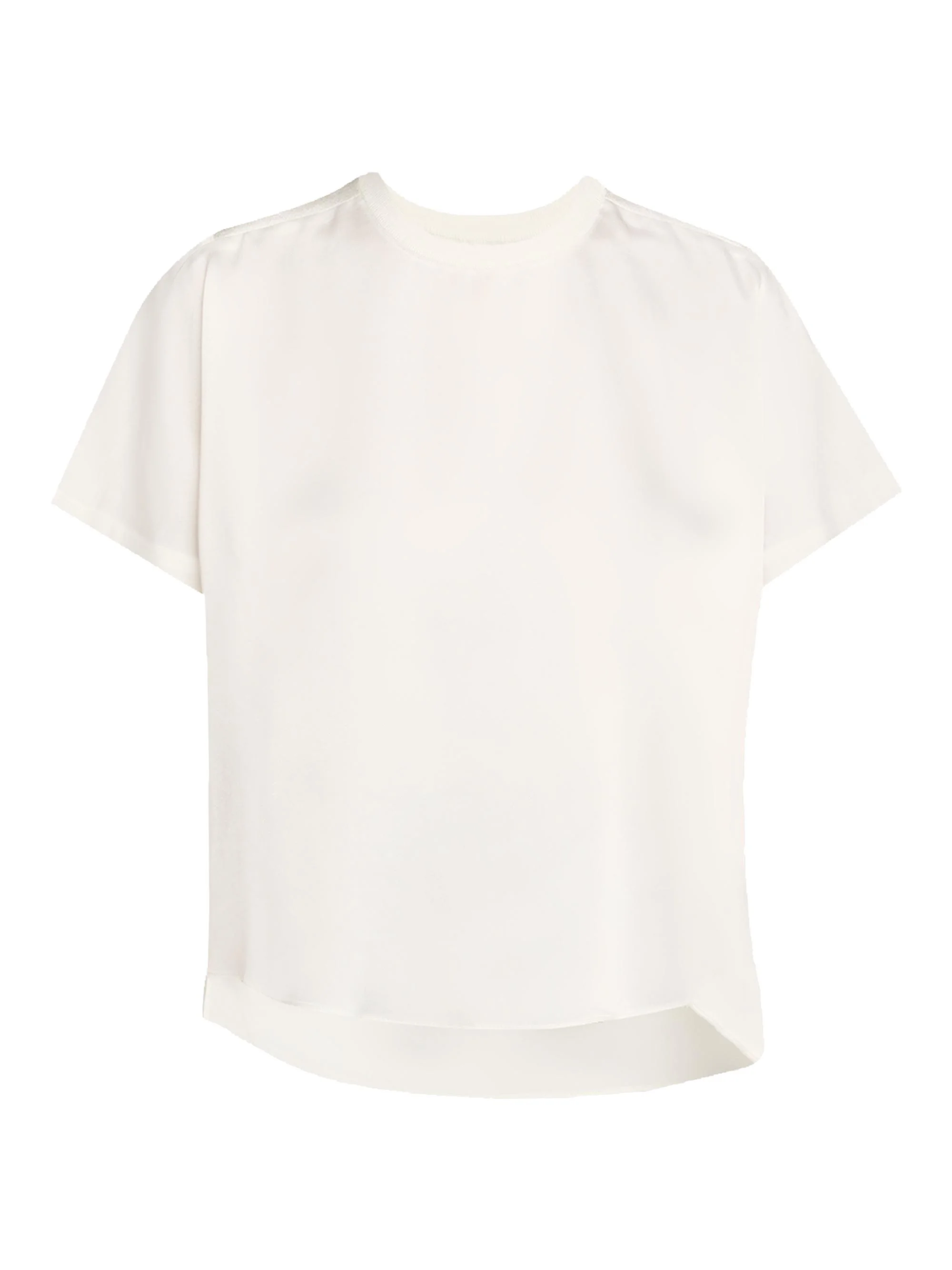 Women's Addy Knit-Back T-Shirt - White - 1
