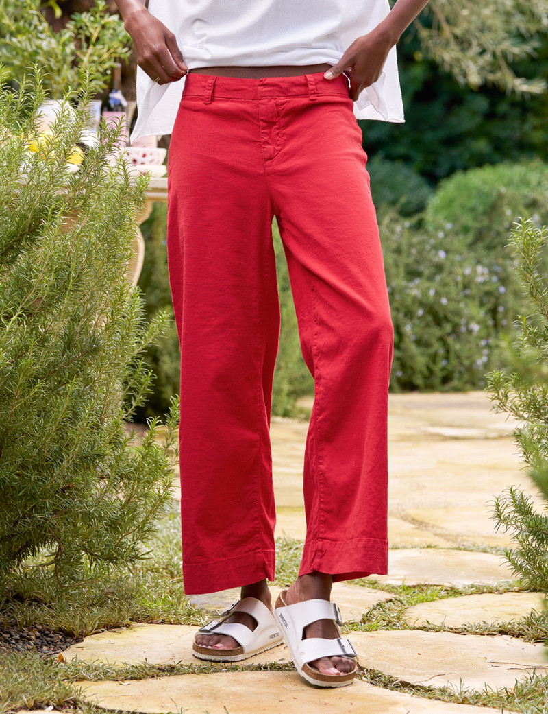Wide-Leg Linen Pant 1
