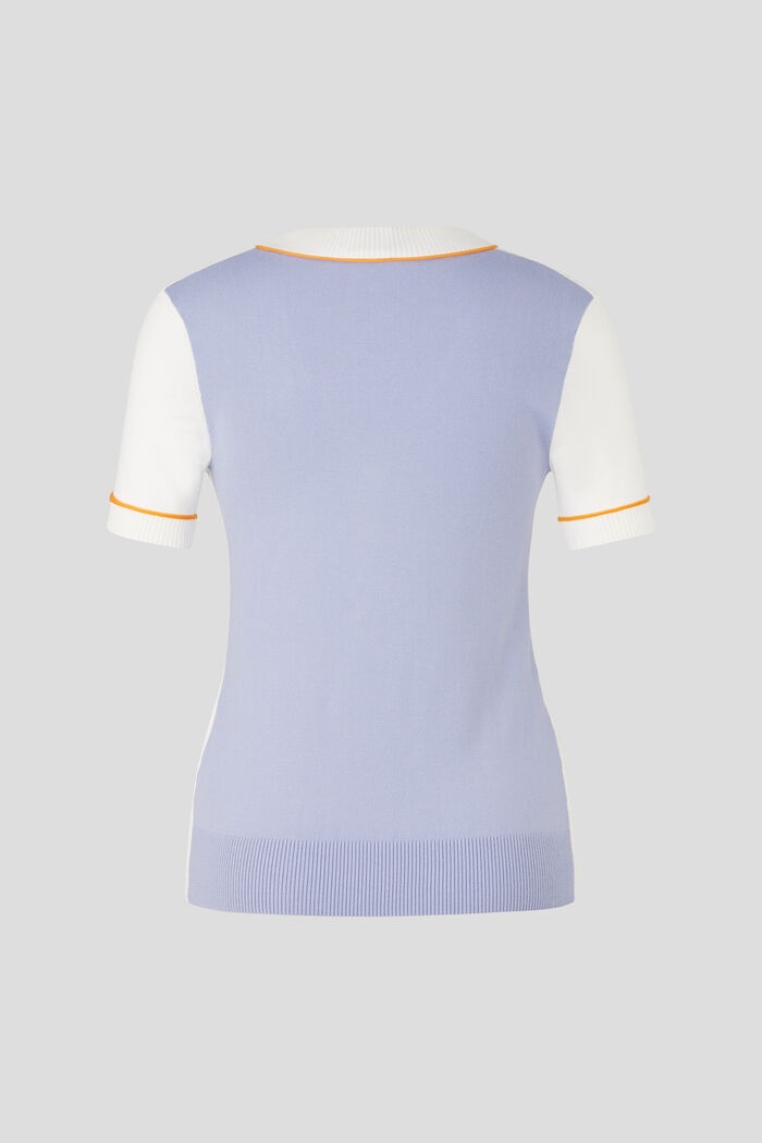 Amber Knitted top in Off-white/Lilac - 2