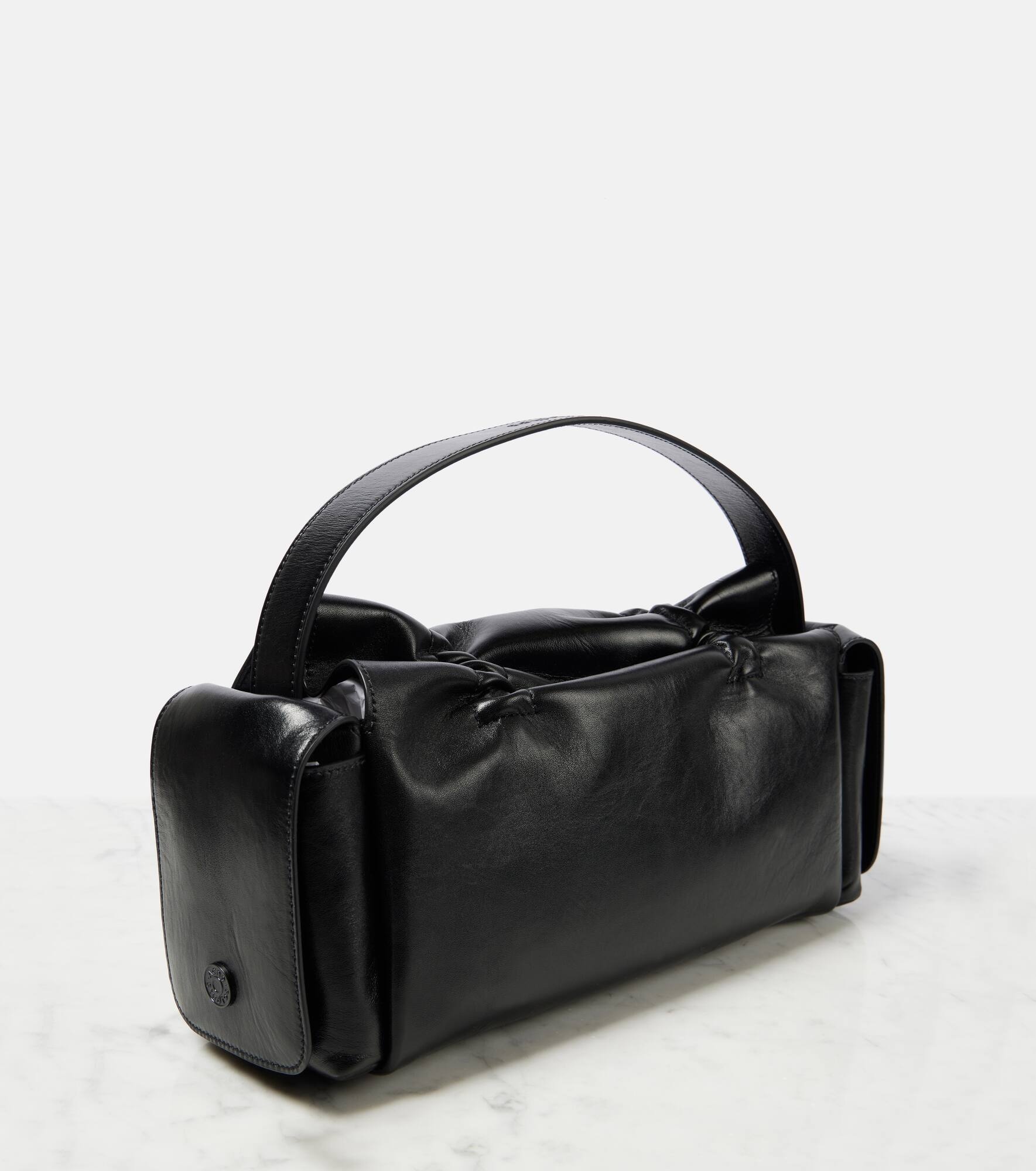 Bow-detail leather tote bag - 4