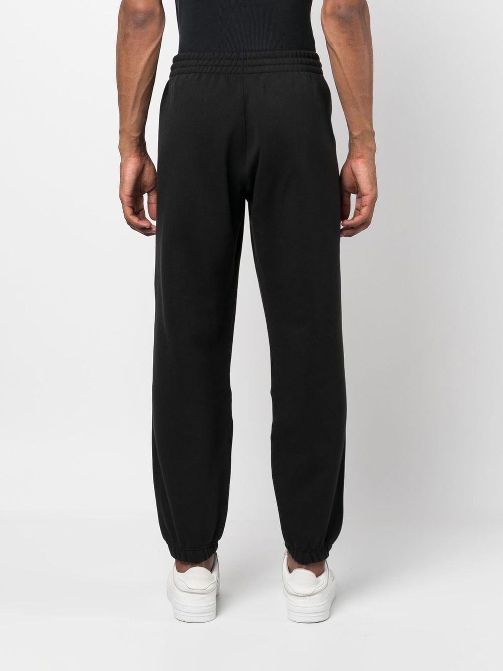 elastic waistband track pants - 4