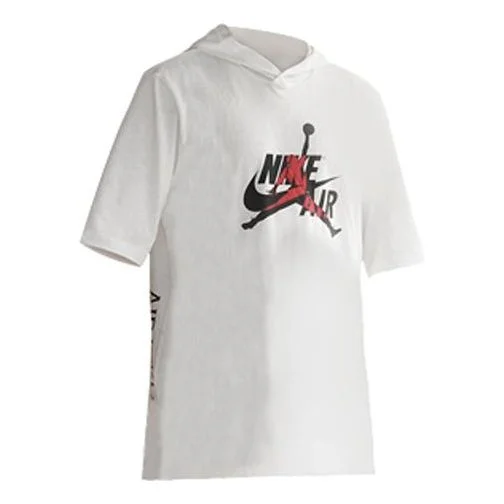 Air Jordan hooded Short Sleeve White CJ6603-100 - 1