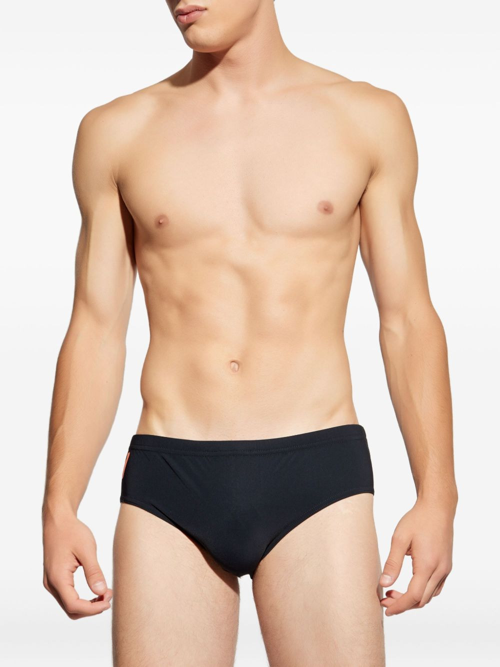 logo-print swim trunks - 3