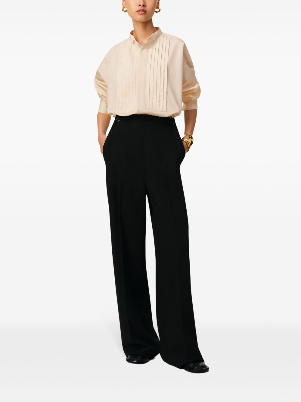 pleated shirt - 3