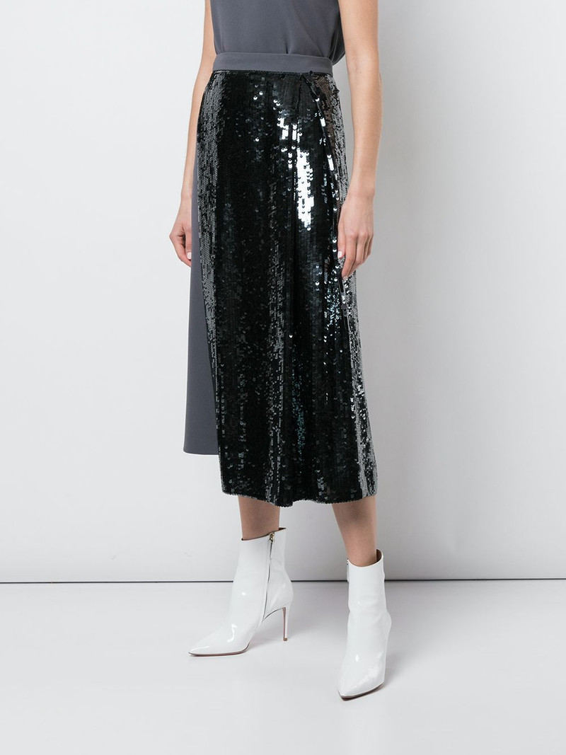 sequinned wrap skirt 3