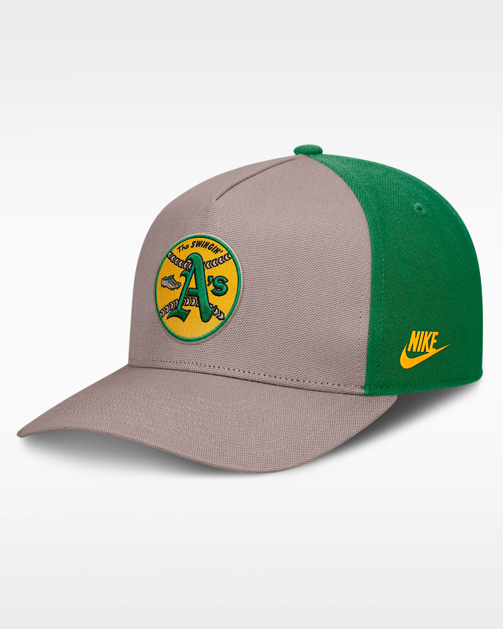 Athletics Cooperstown Rise Men's Nike MLB A-Frame Adjustable Hat - 1