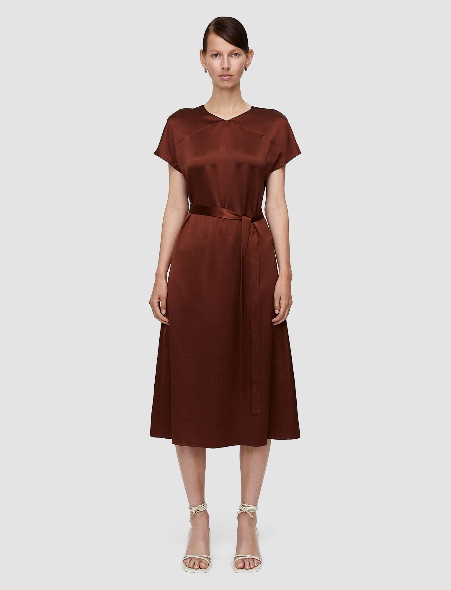 Silk Satin Dauphine Dress - 2