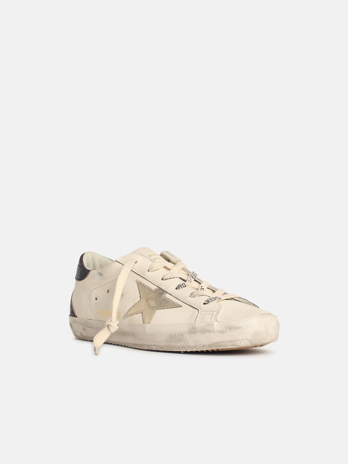 'SUPER-STAR CLASSIC' WHITE LEATHER SNEAKERS - 2