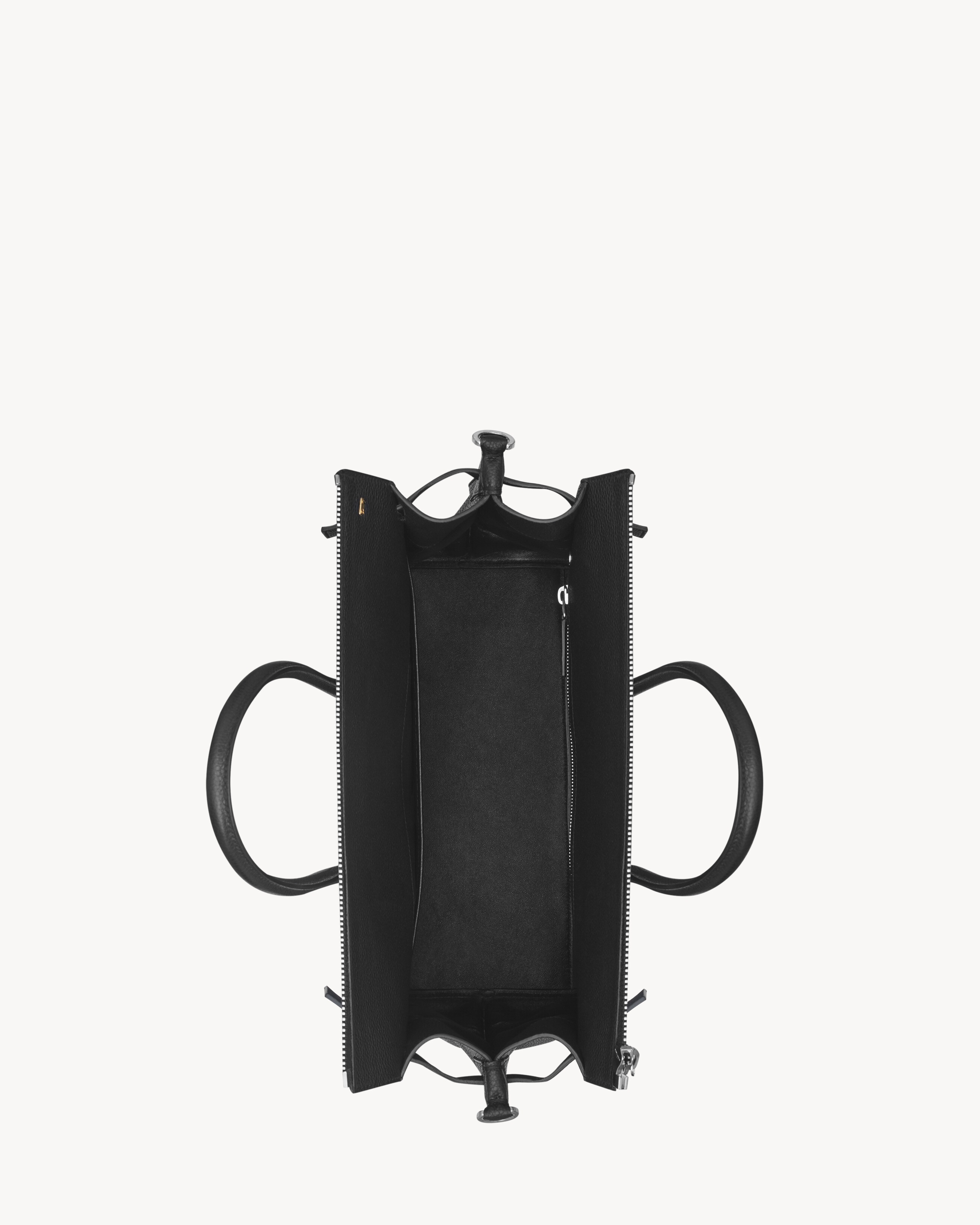 SAC DE JOUR NORTH/SOUTH IN GRAINED LEATHER - 4
