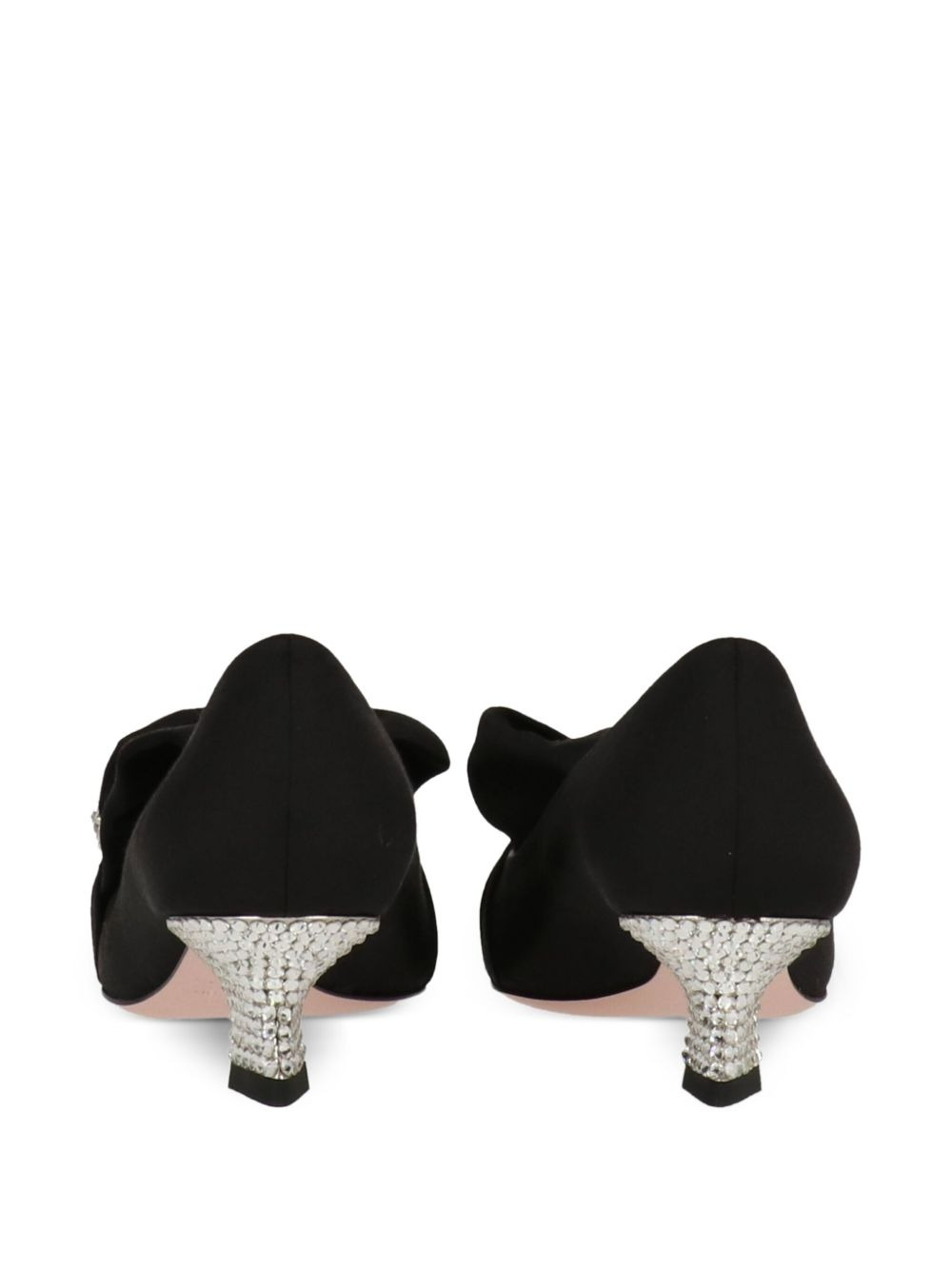 bow-embellished pumps - 3