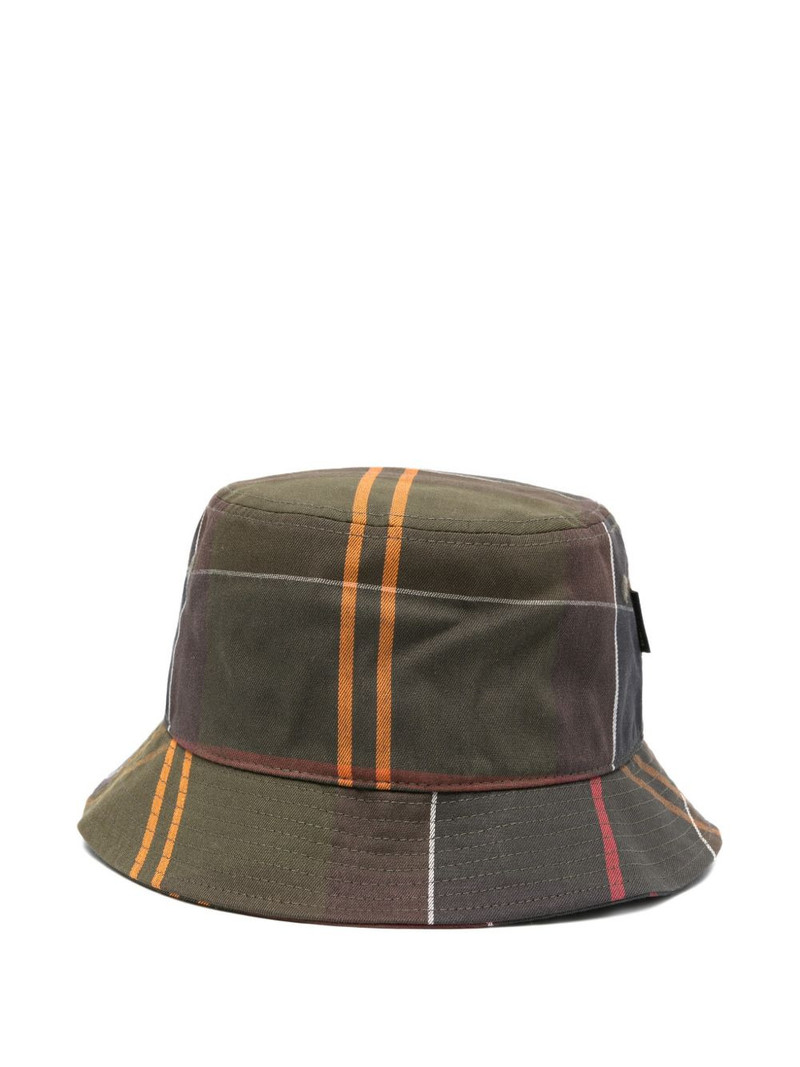 Barbour Telfield tartan bucket hat outlook