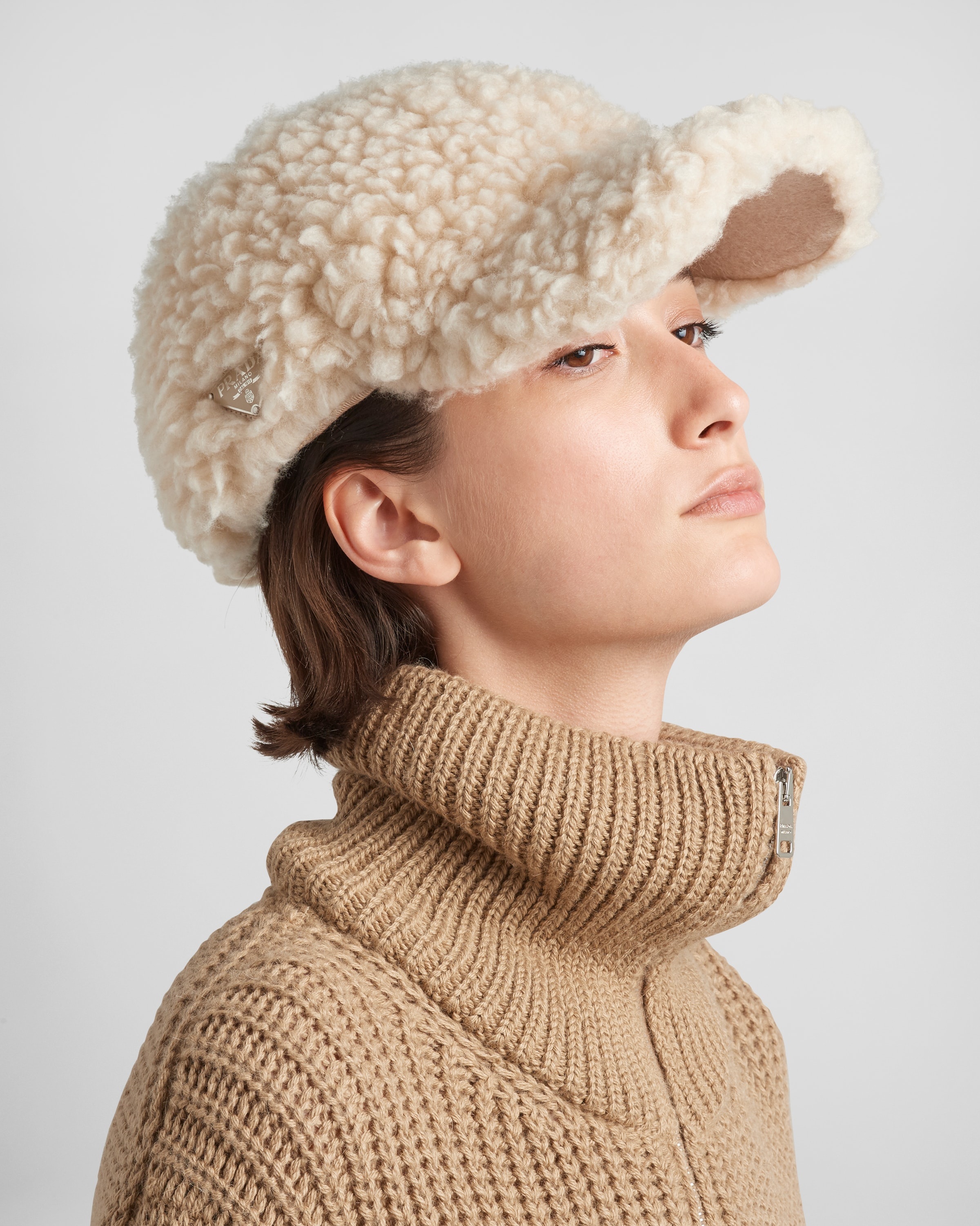 Wool and cashmere baseball cap - 2