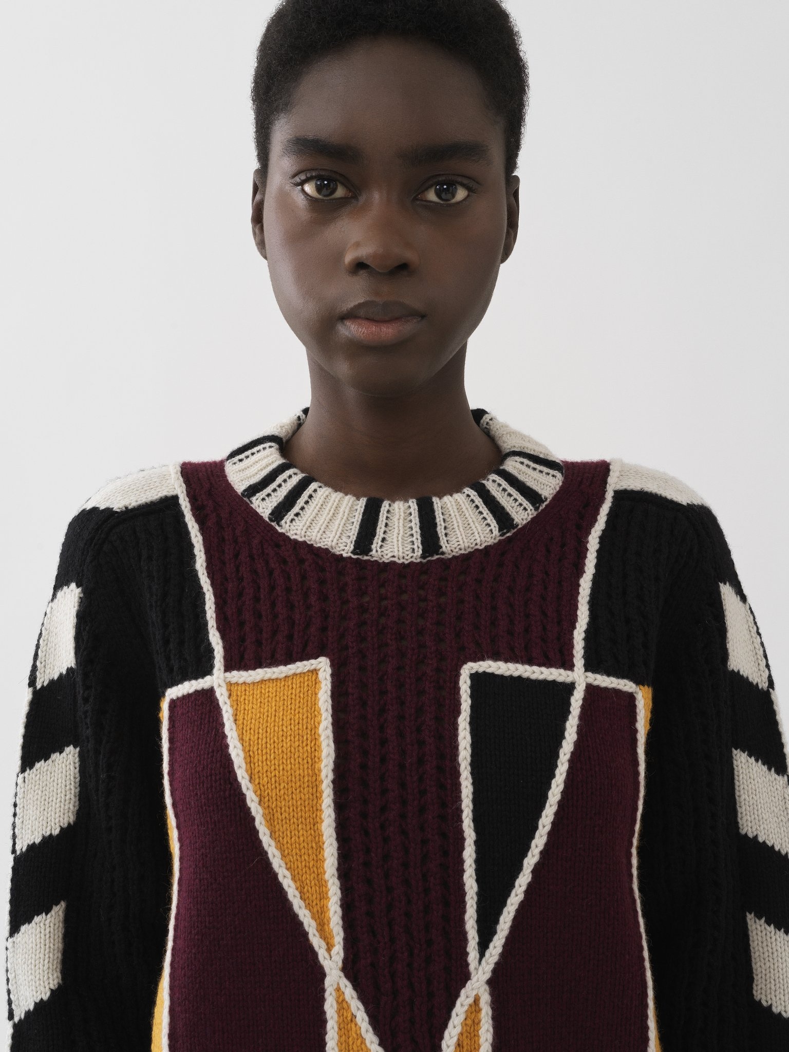 GRAPHIC KNIT SWEATER - 2