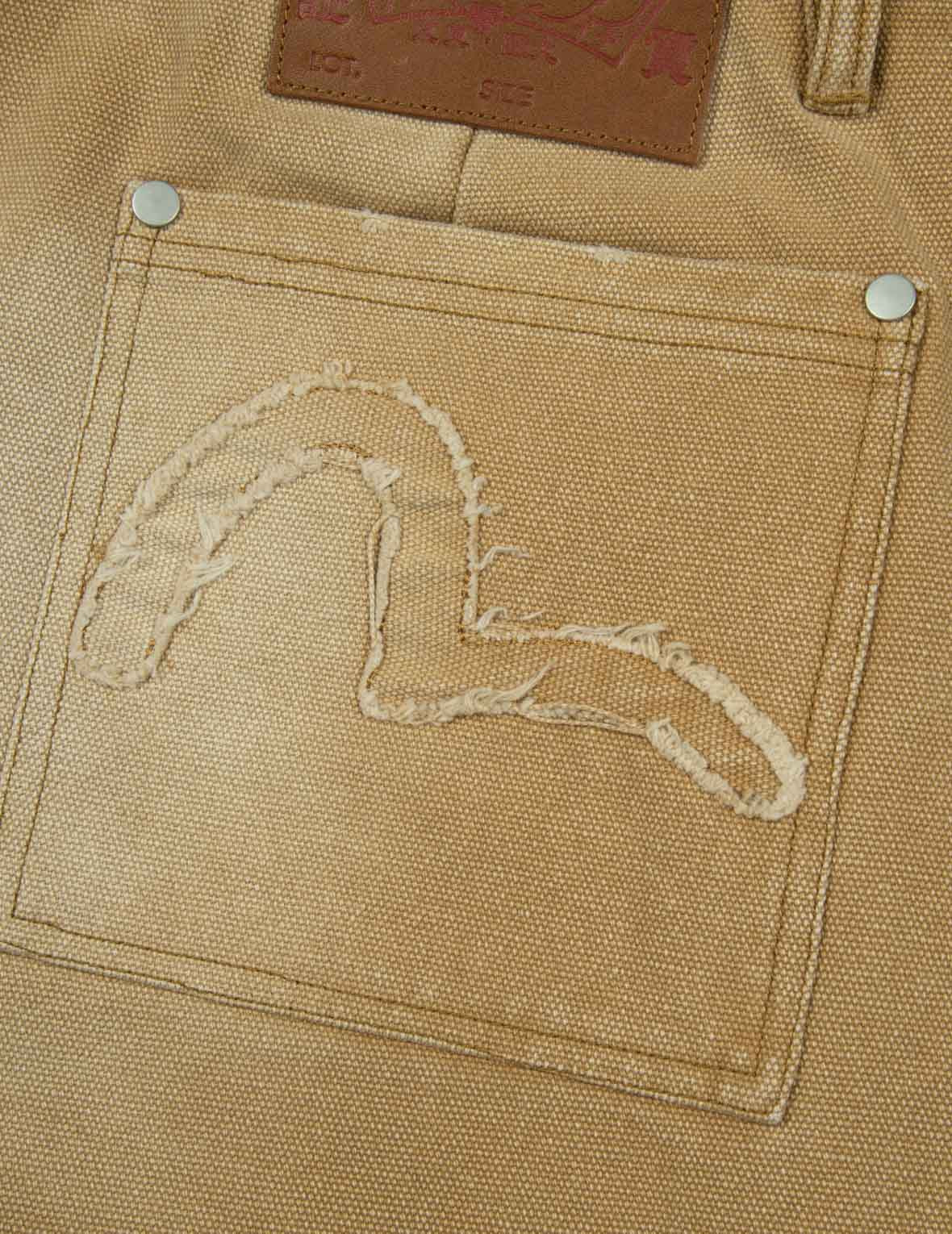 SEAGULL APPLIQUÉ EMBROIDERY BAGGY FIT CARPENTER PANTS - 14