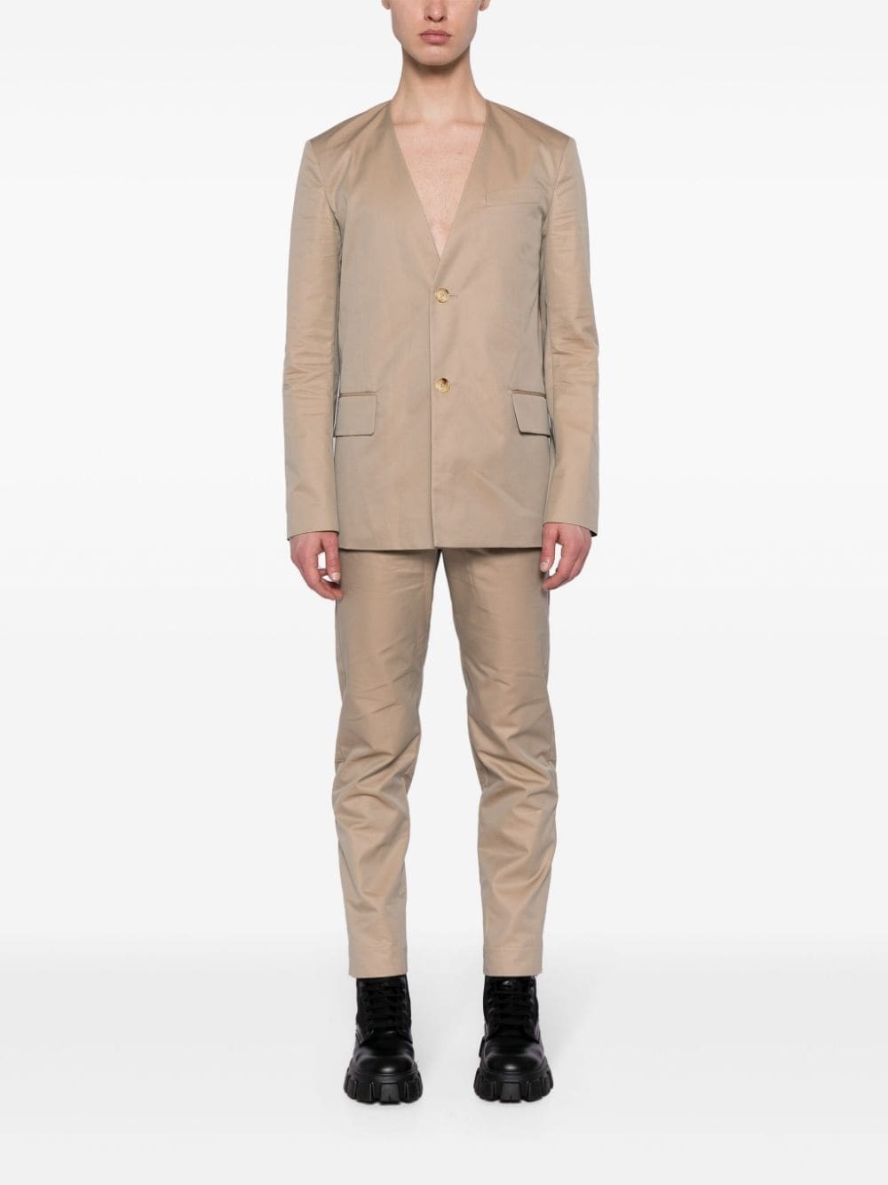 reversible layered trousers - 6