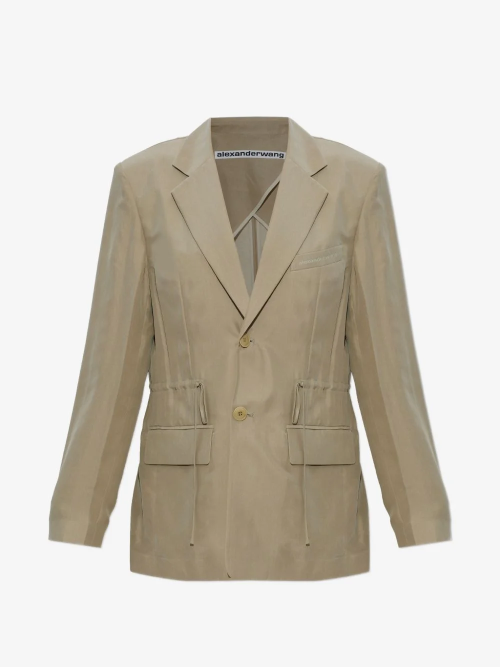 ruched waist blazer - 1