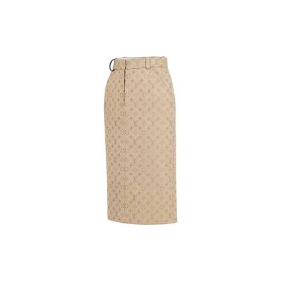 Louis Vuitton Monogram Jacquard Gabardine Pencil Skirt  outlook