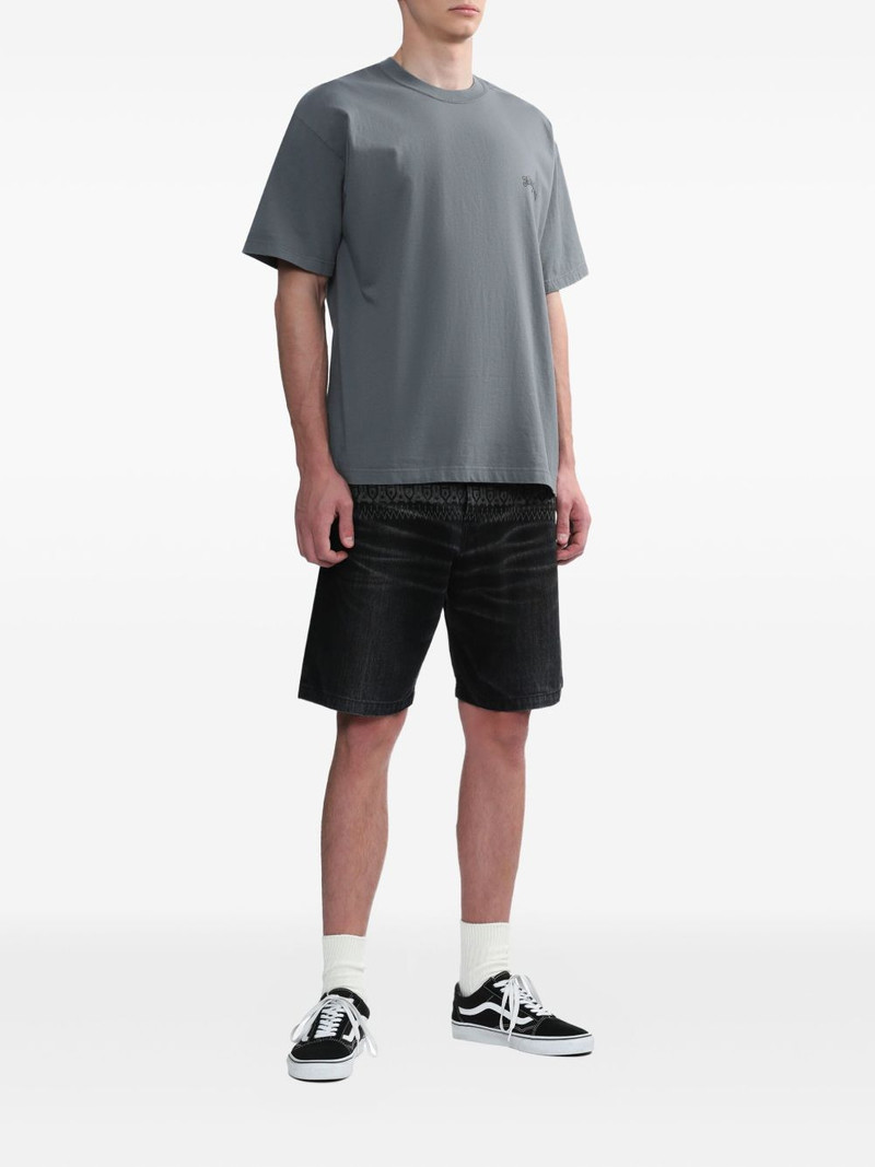 NEIGHBORHOOD patterned denim shorts outlook