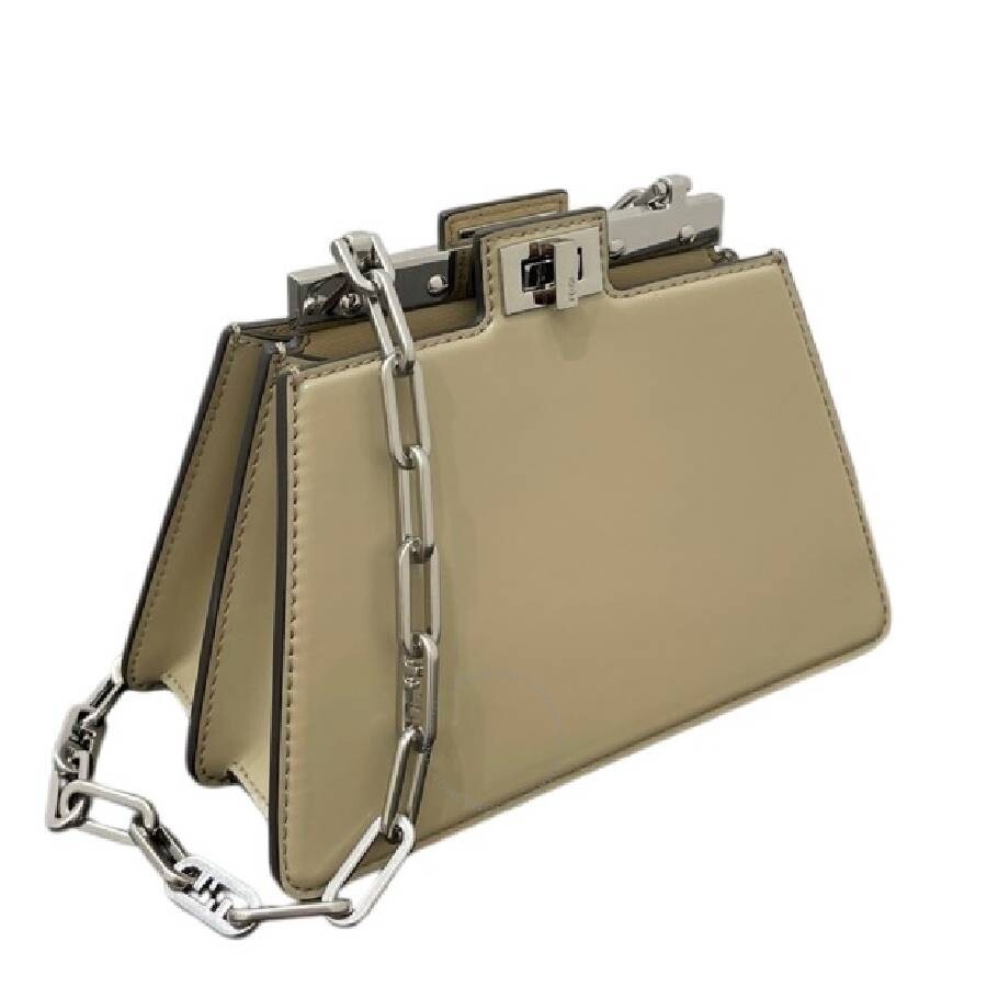 Fendi Peekaboo Chain-Link Handle Bag - 2
