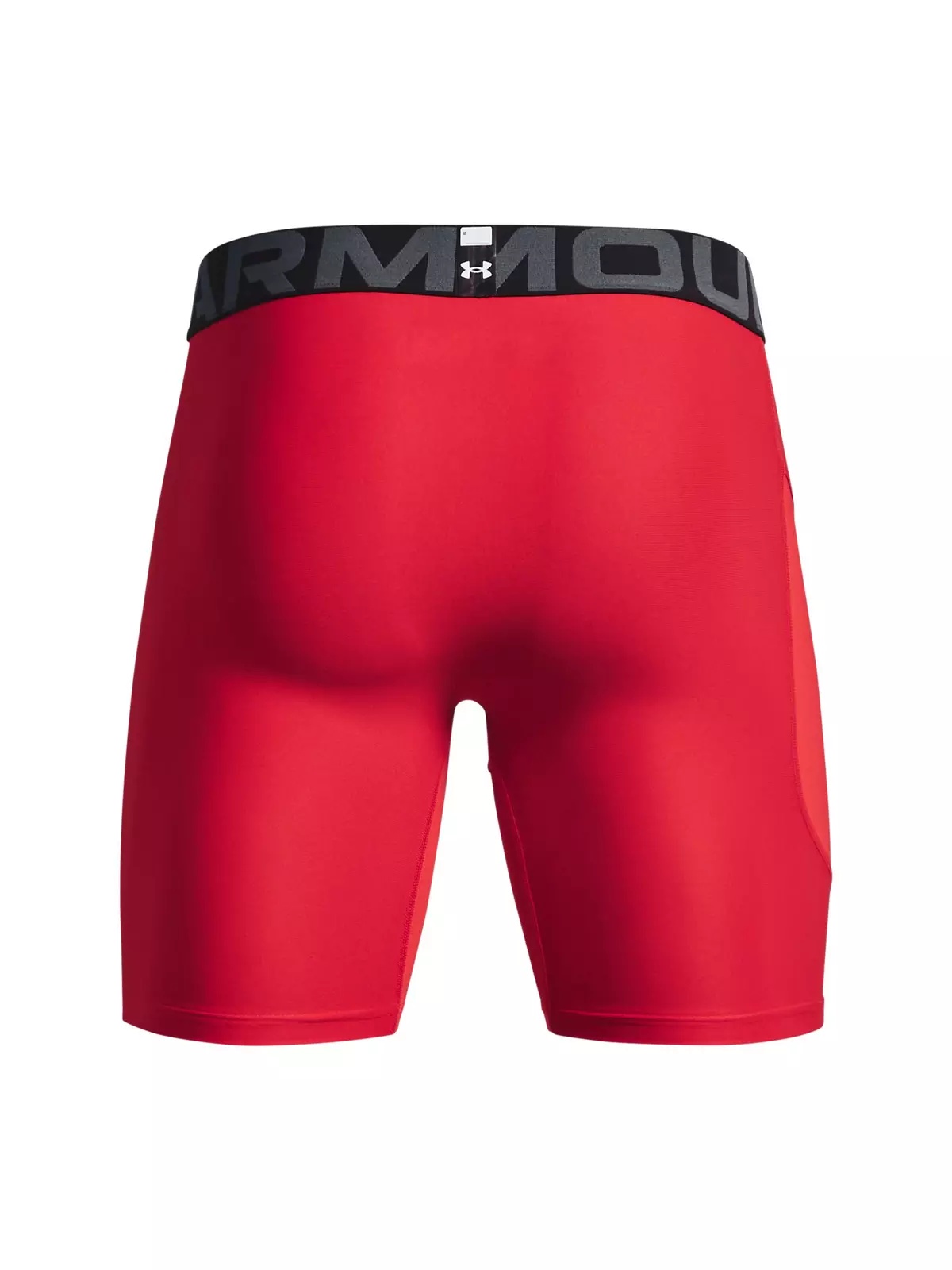Men's HeatGear Armour Compression Shorts-Red - 6