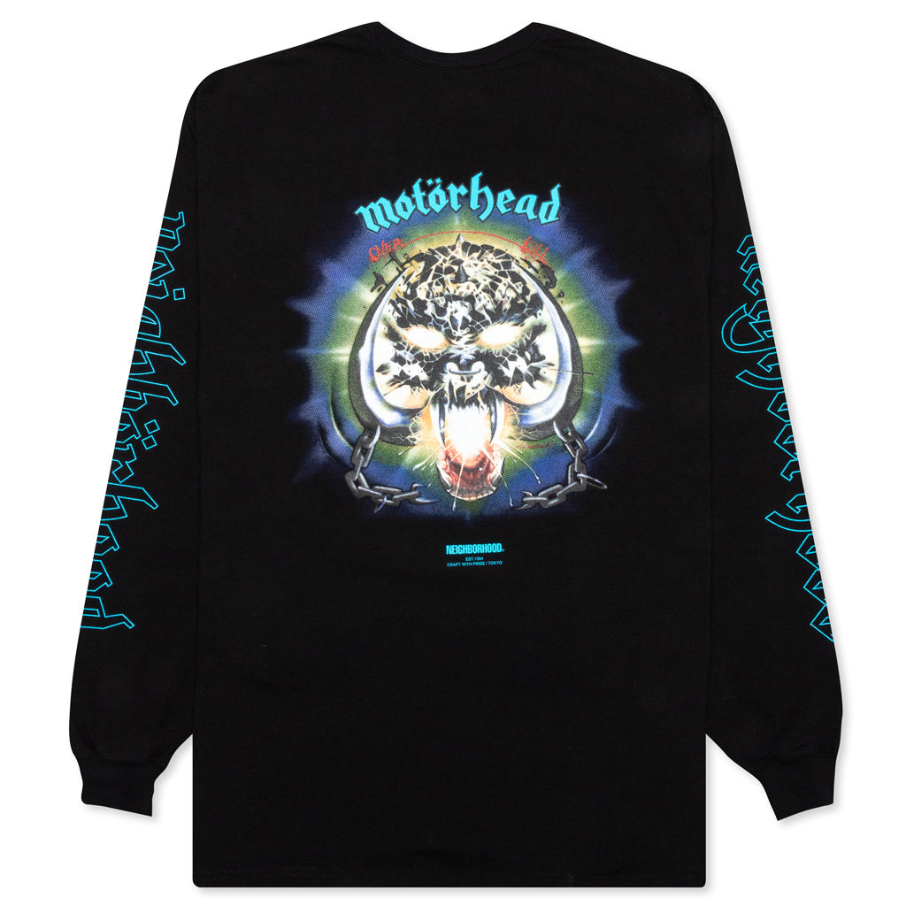NEIGHBORHOOD X MOTOR HEAD 1 L/S C-TEE - BLACK - 2