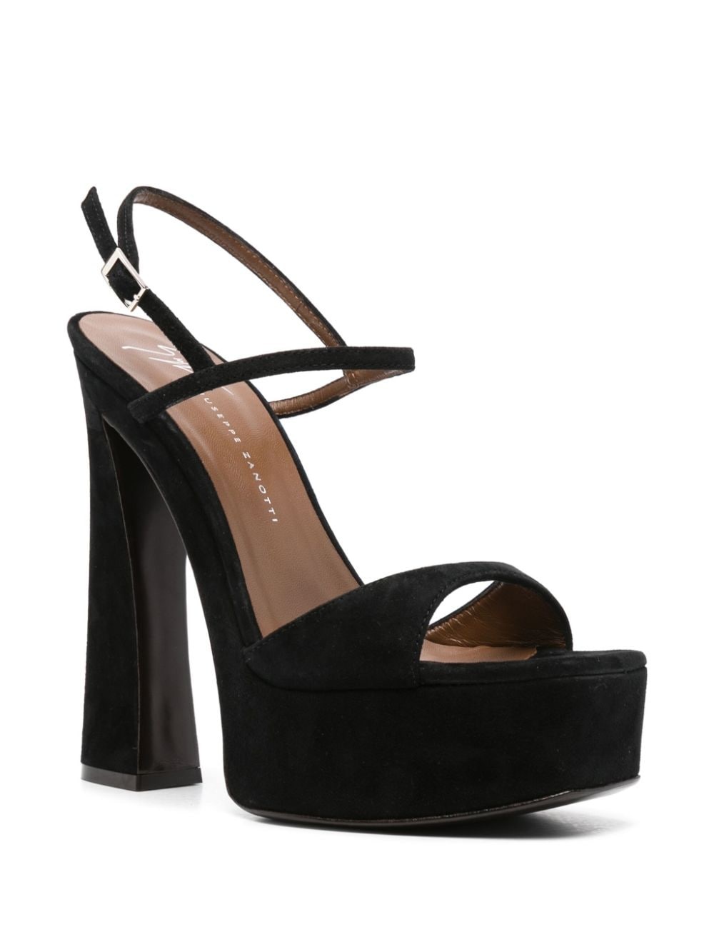 105mm suede platform sandals - 2