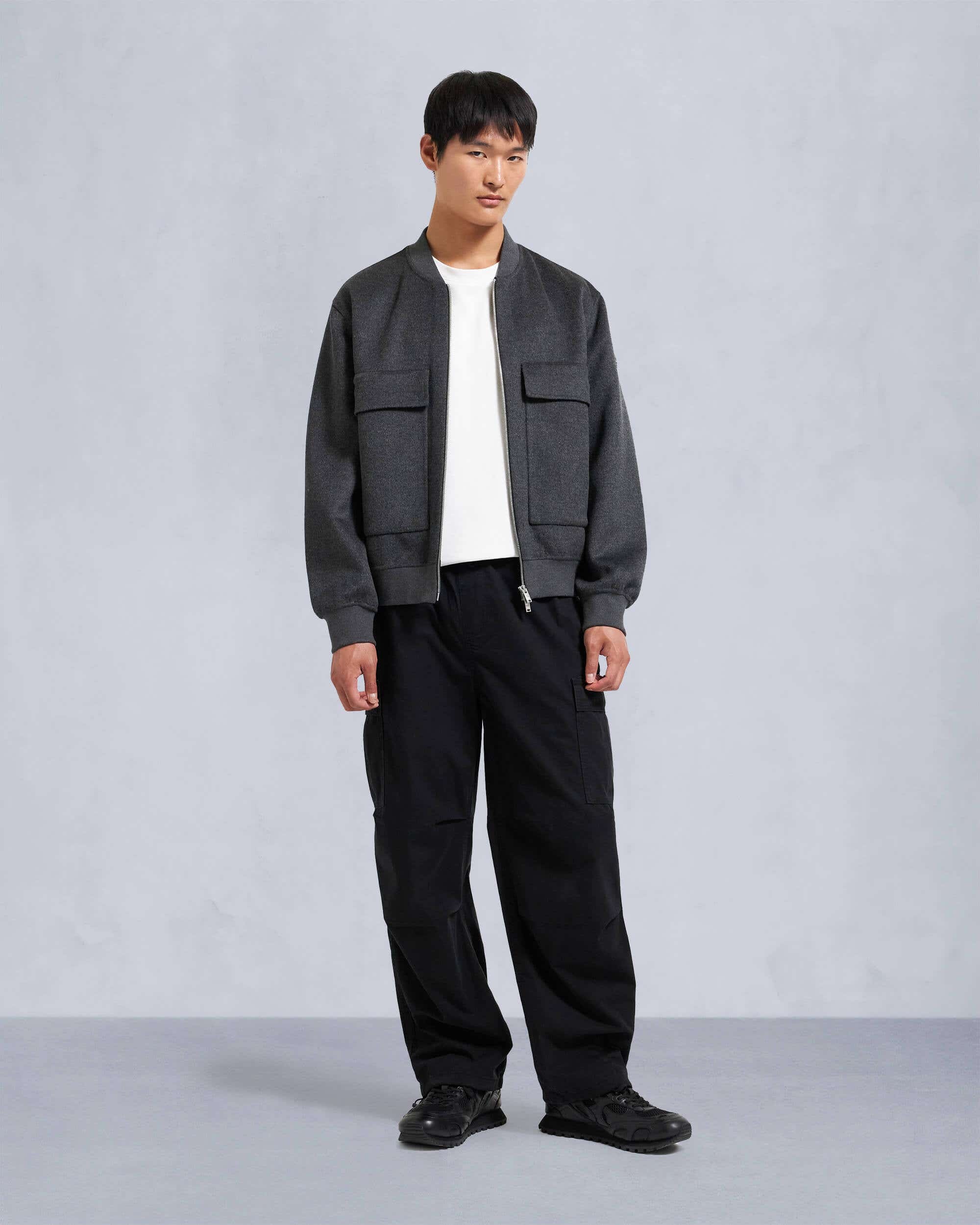 ALDER CASHMERE-WOOL BOMBER JACKET - 2