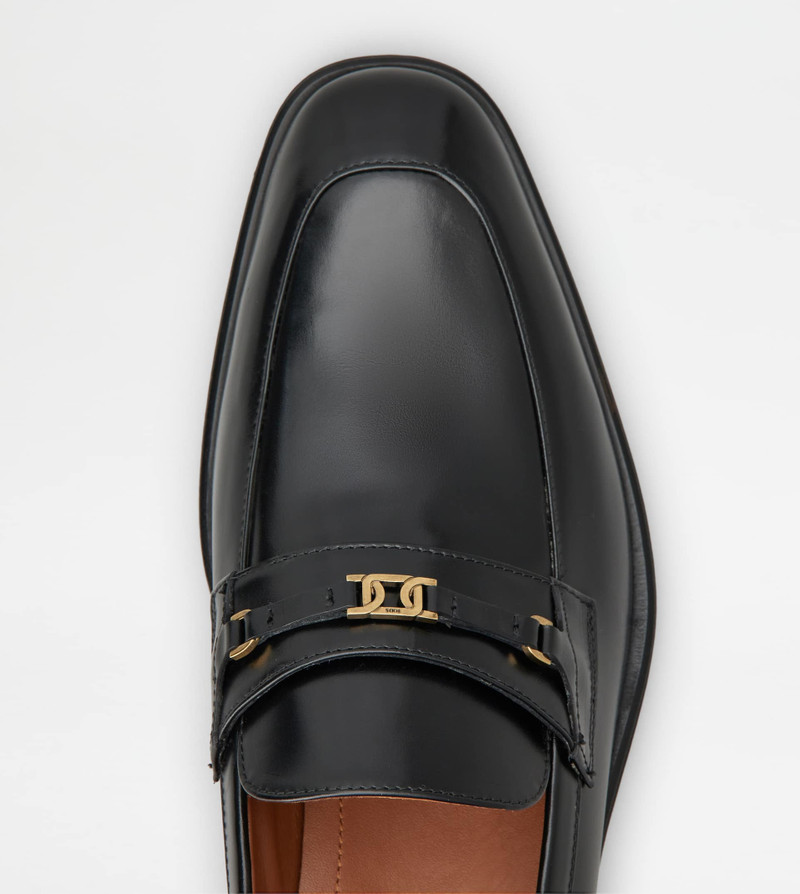 LOAFERS IN LEATHER - BLACK 4
