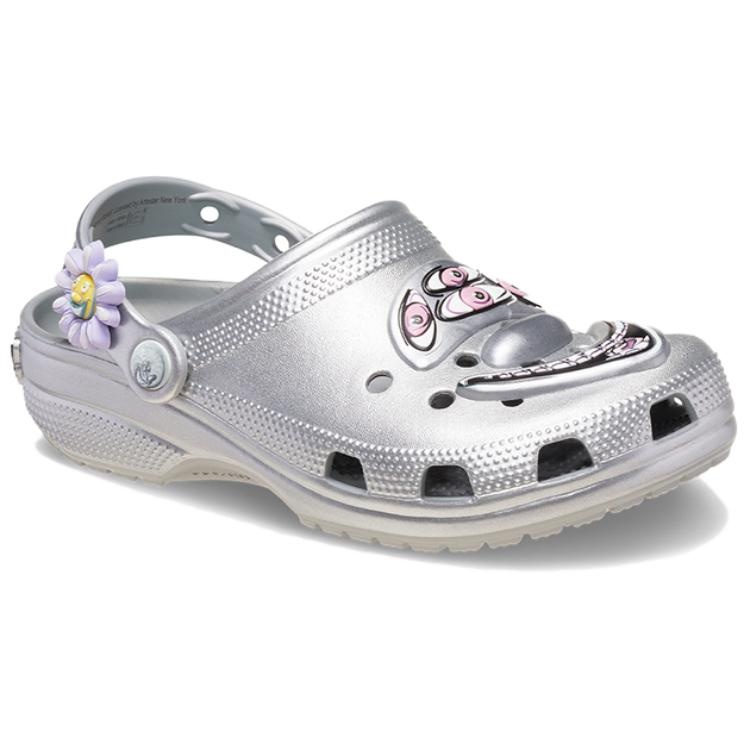 Crocs x Kenny Scharf Classic Clog 'Silver' 209487-040 - 3