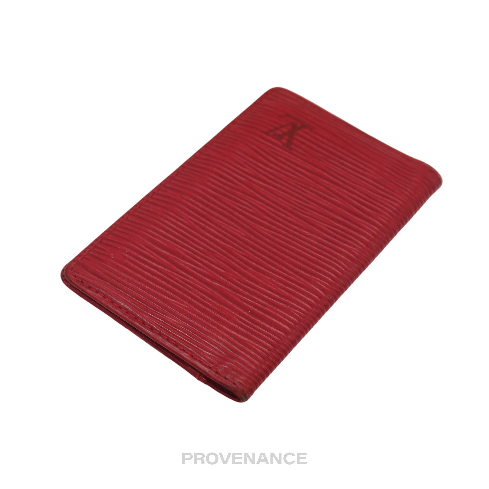 Louis Vuitton Pocket Organizer Wallet - Red Epi Leather - 5