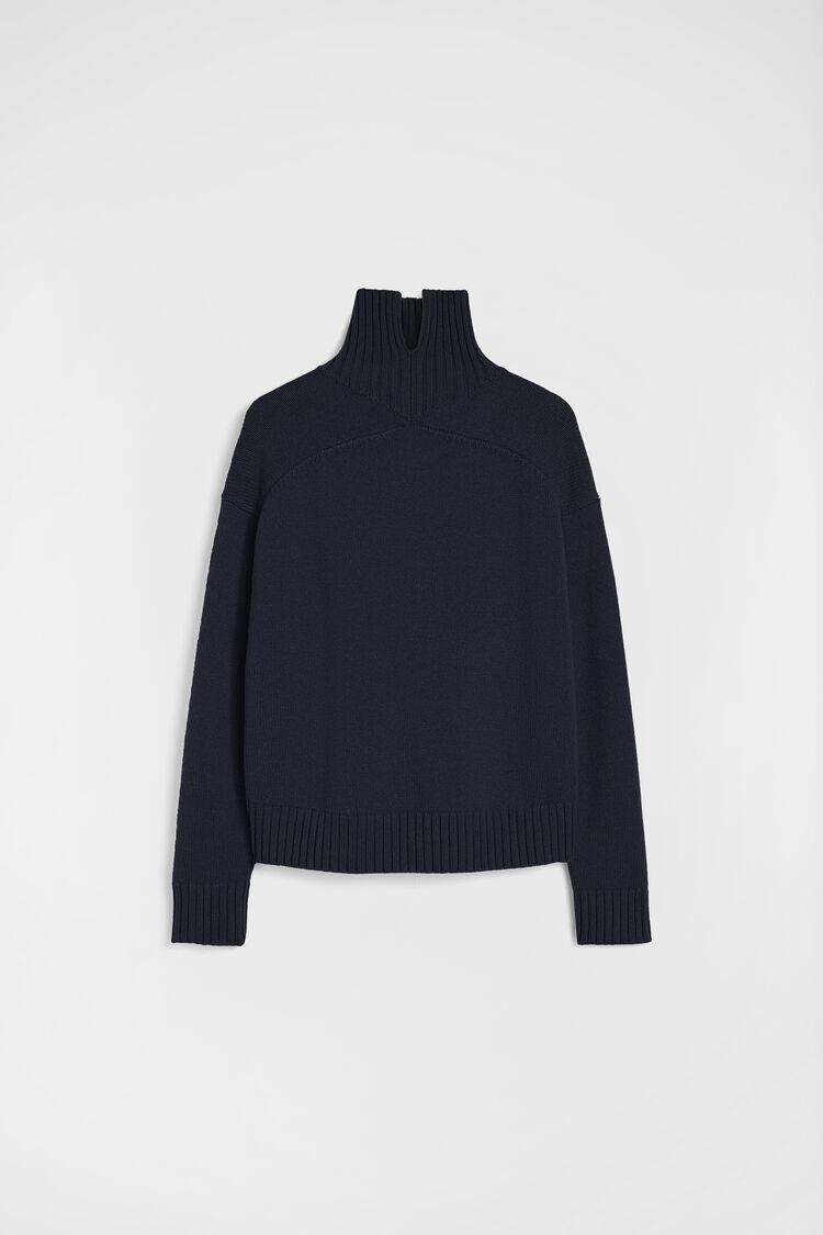 Cashmere Blend High-Neck Sweater - 6