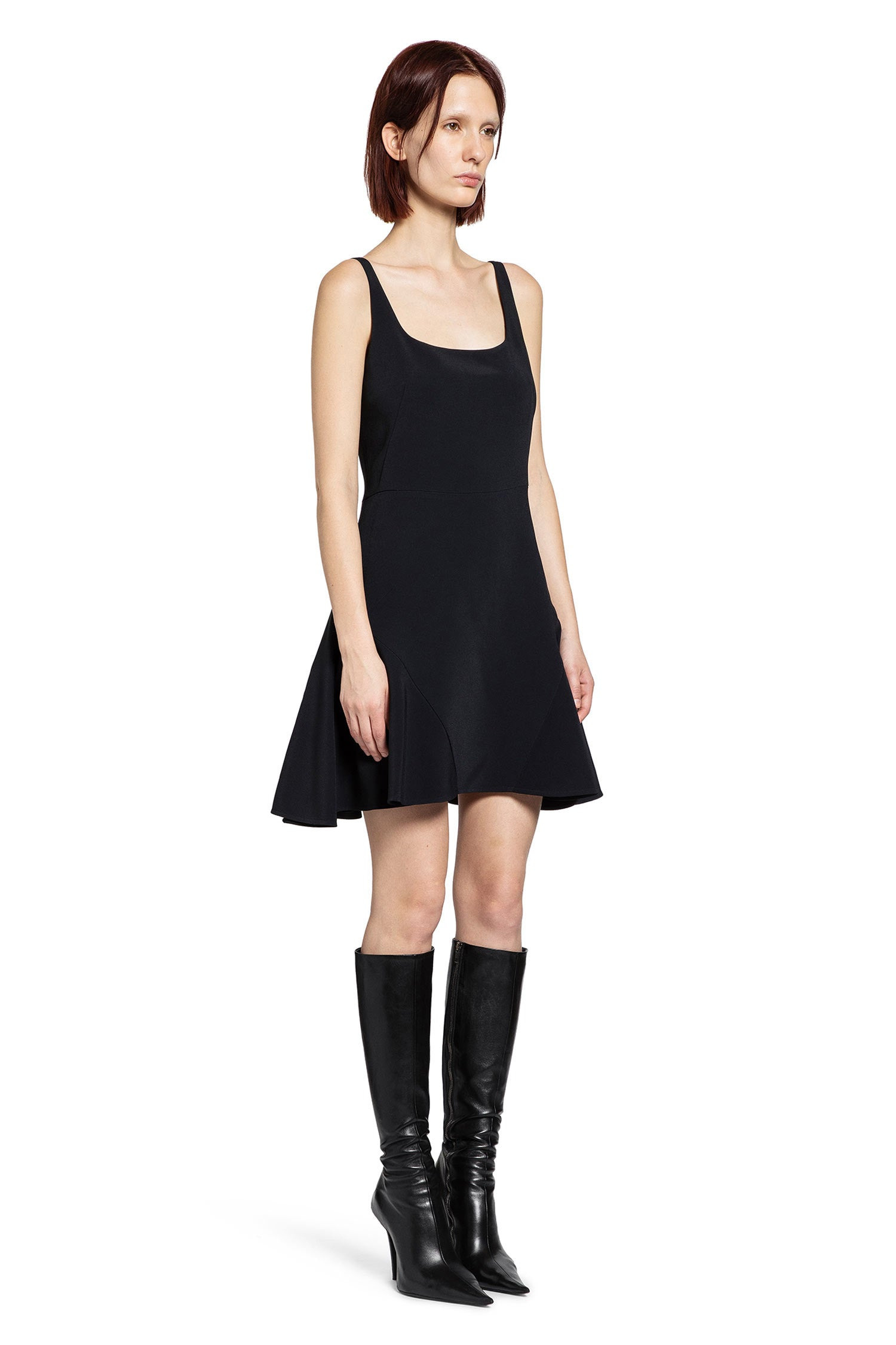Fluted Mini Dress - 2