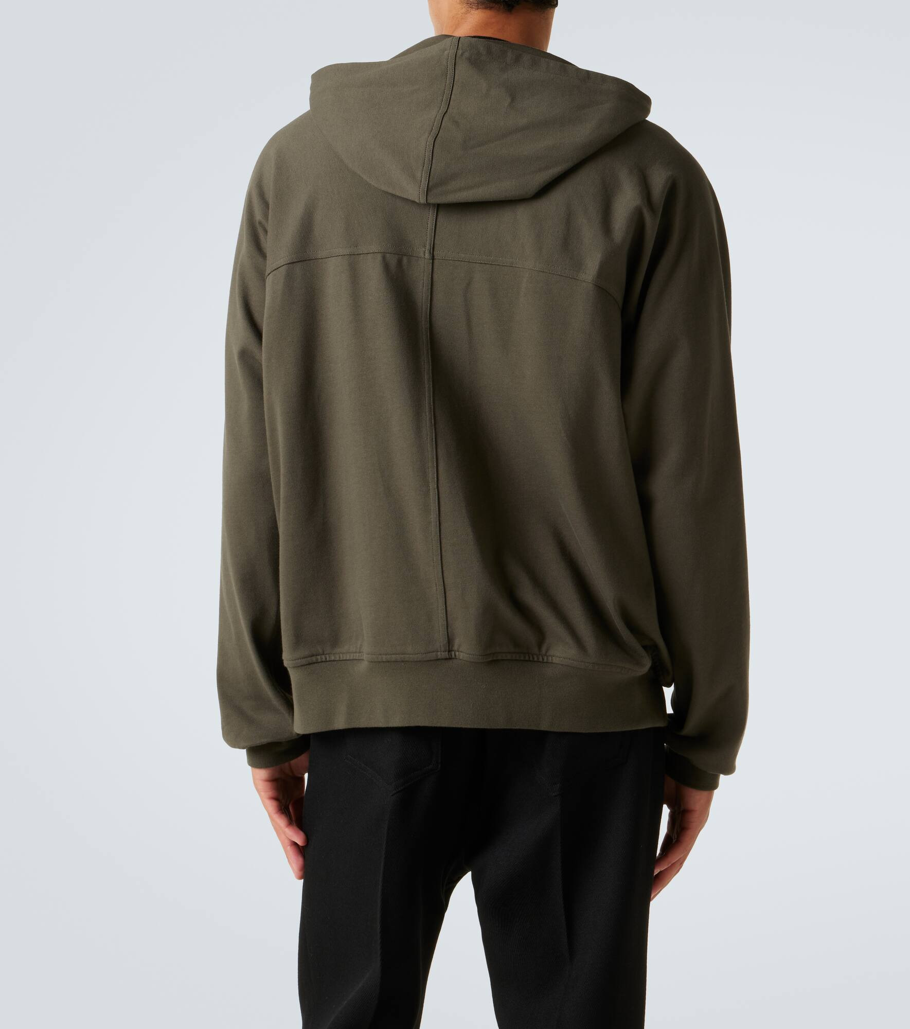 Cotton jersey hoodie - 4
