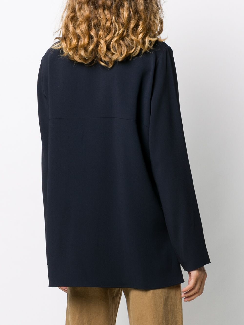 zipped long-sleeved top - 4