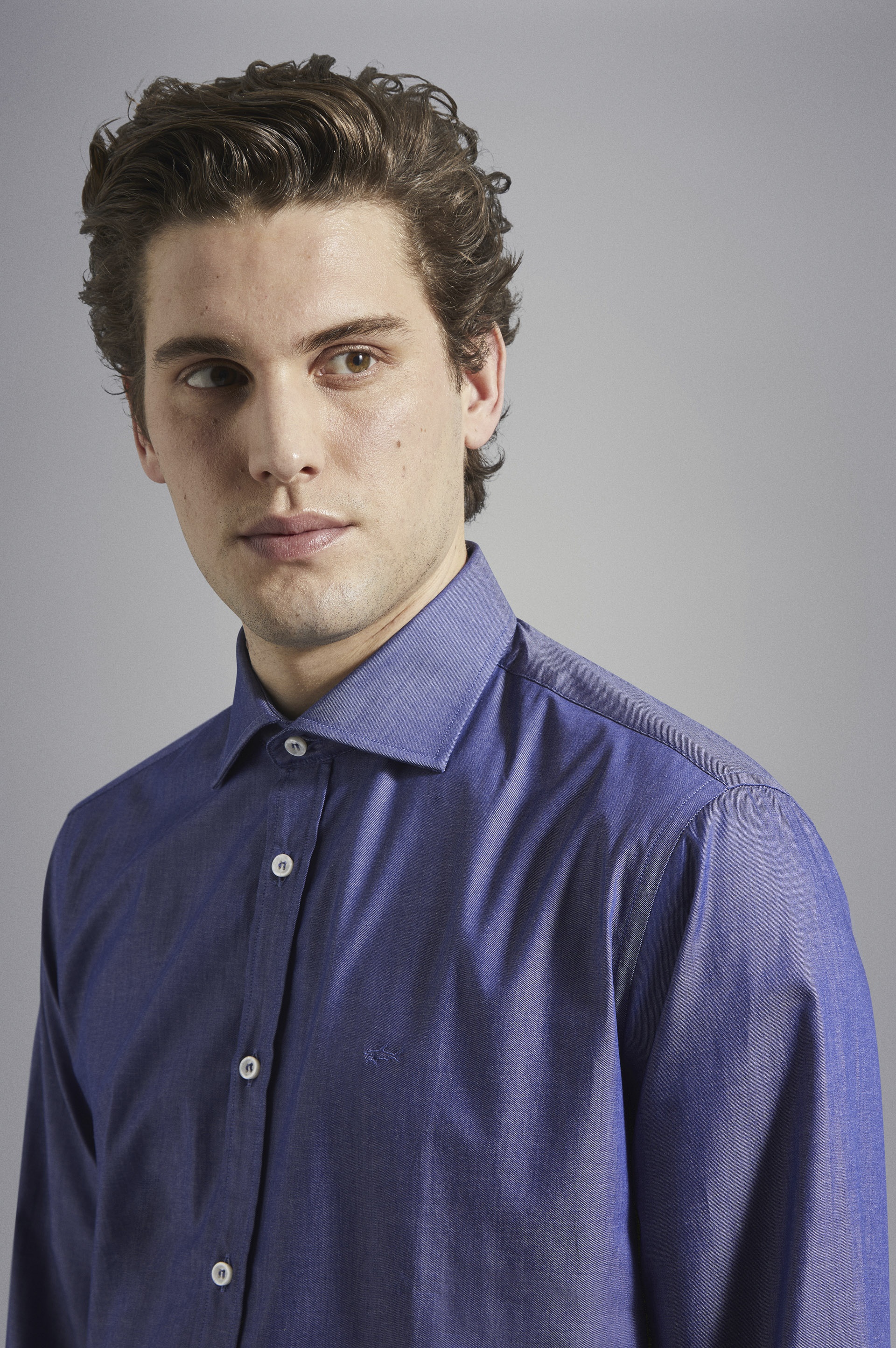 STRETCH COTTON SHIRT - 4