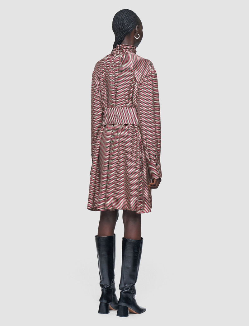 Agata Printed Silk Blend Dress 3