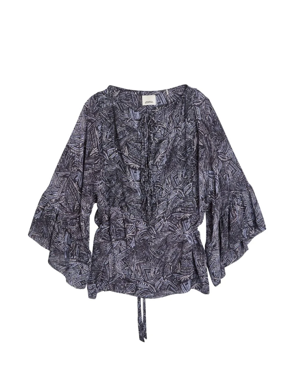Tekia graphic-print blouse - 1