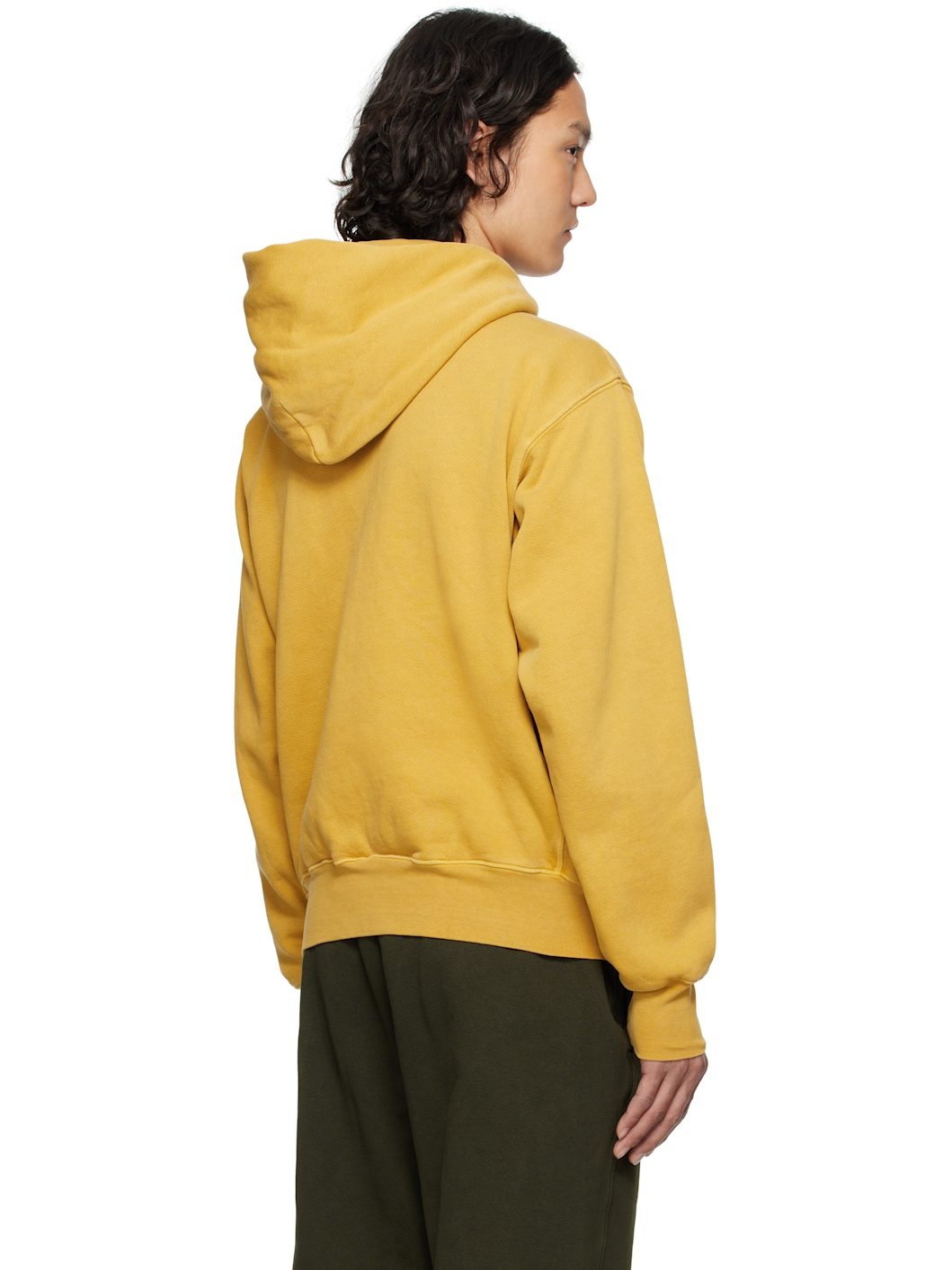 Yellow Heavyweight Zip Hoodie - 3