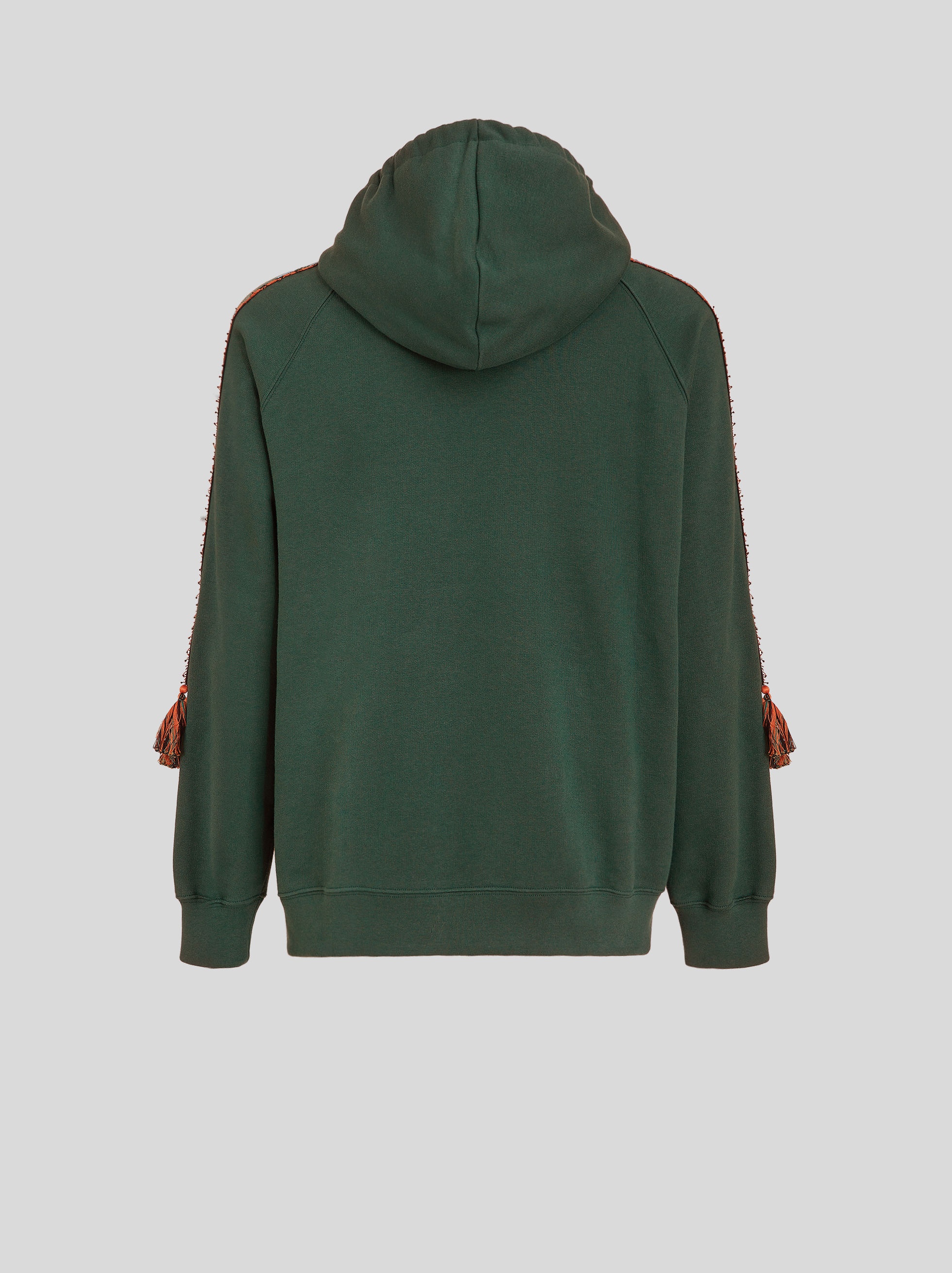 HOODED SWEATSHIRT WITH JACQUARD TAPES - 5