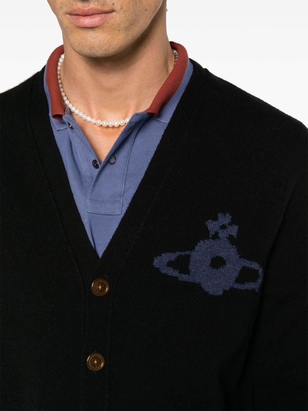 Alex Orb-intarsia cardigan - 5